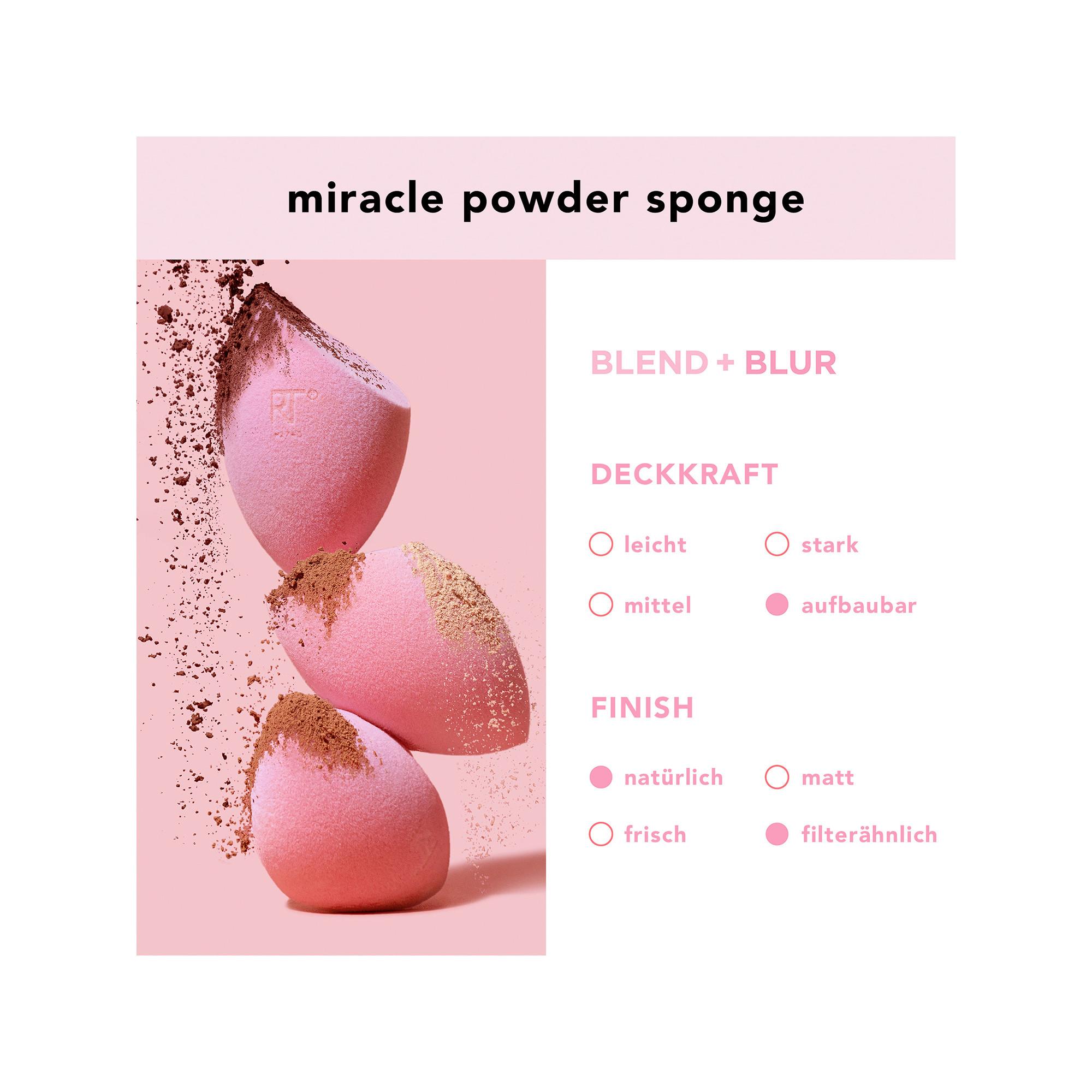 REAL TECHNIQUES Miracle Complexion Sponge + Travel Sponge Case