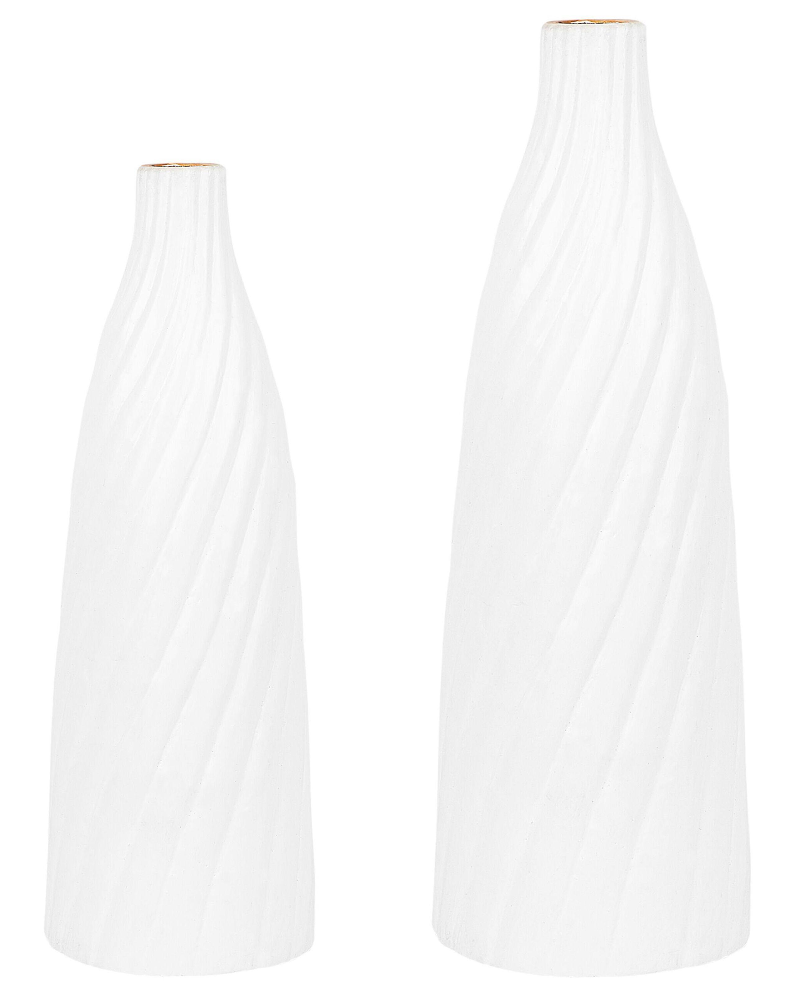 Beliani Dekovase aus Terrakotta Modern FLORENTIA