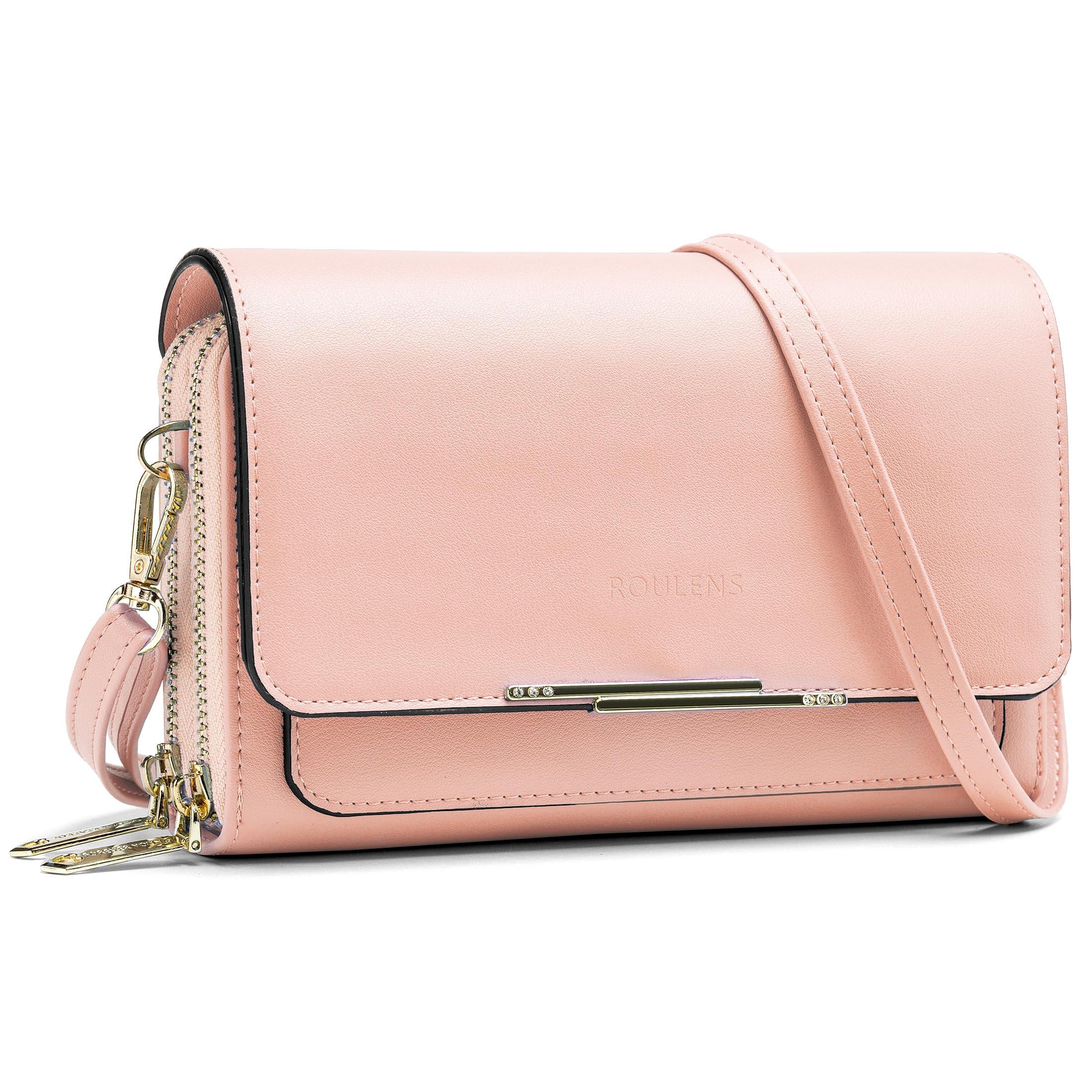 Only-bags.store PU Leder Crossbody Umhängetasche Passport Handytasche mit Kartenschlitz Verstellbarer abnehmbarer Schulterriemen PU Leder Crossbody Umhängetasche Passport Handytasche mit Kartenschlitz Verstellbarer abnehmbarer Schulterriemen