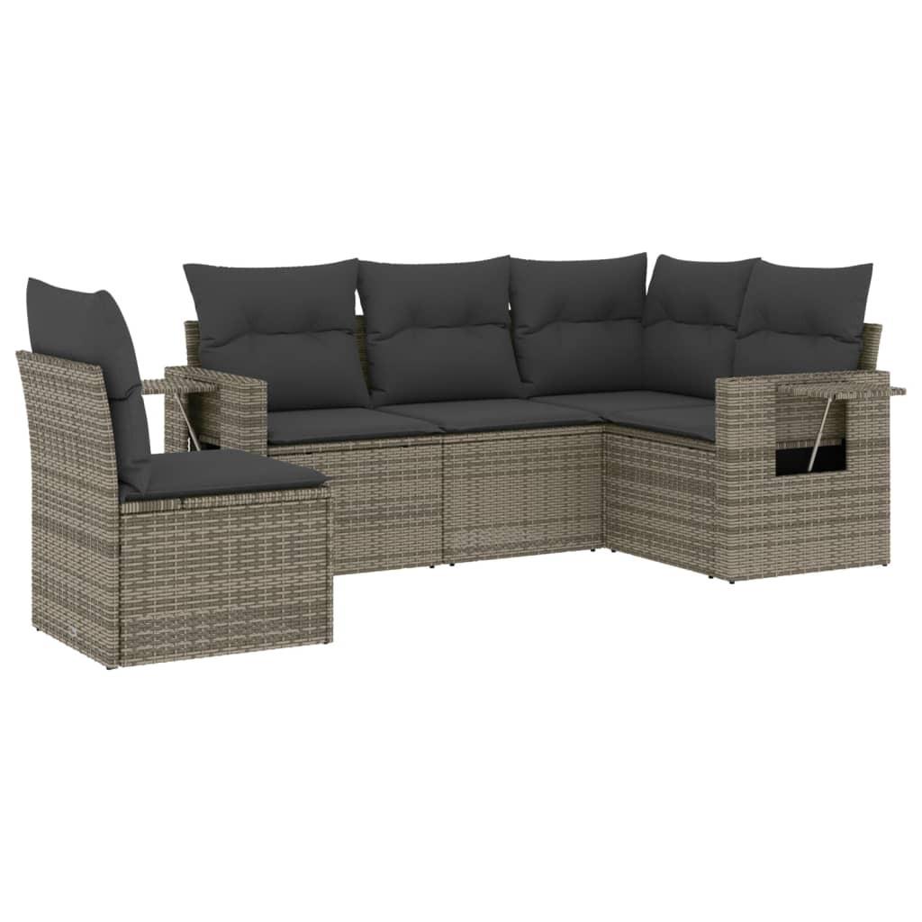 VidaXL Garten sofagarnitur poly-rattan