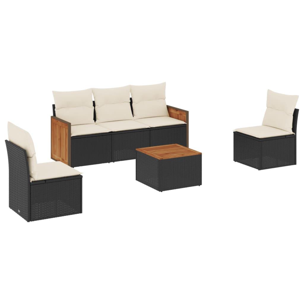 VidaXL Garten sofagarnitur poly-rattan