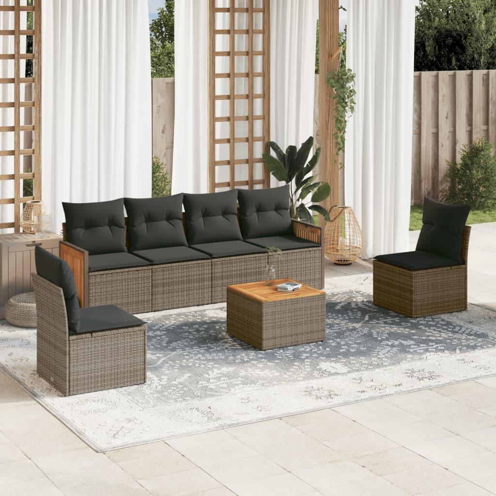 VidaXL Garten sofagarnitur poly-rattan