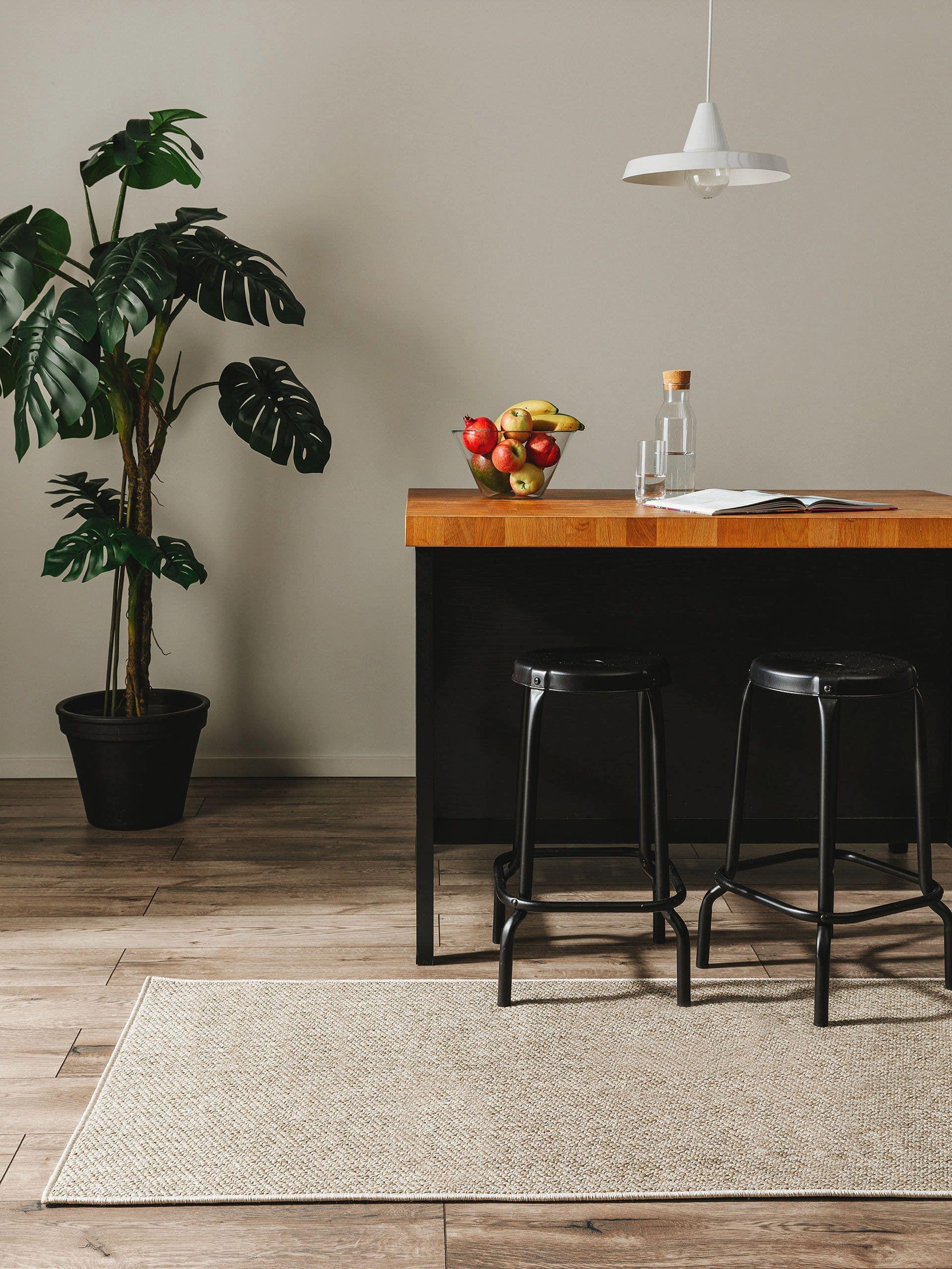 Benuta In- & Outdoor-Teppich Iowa Taupe