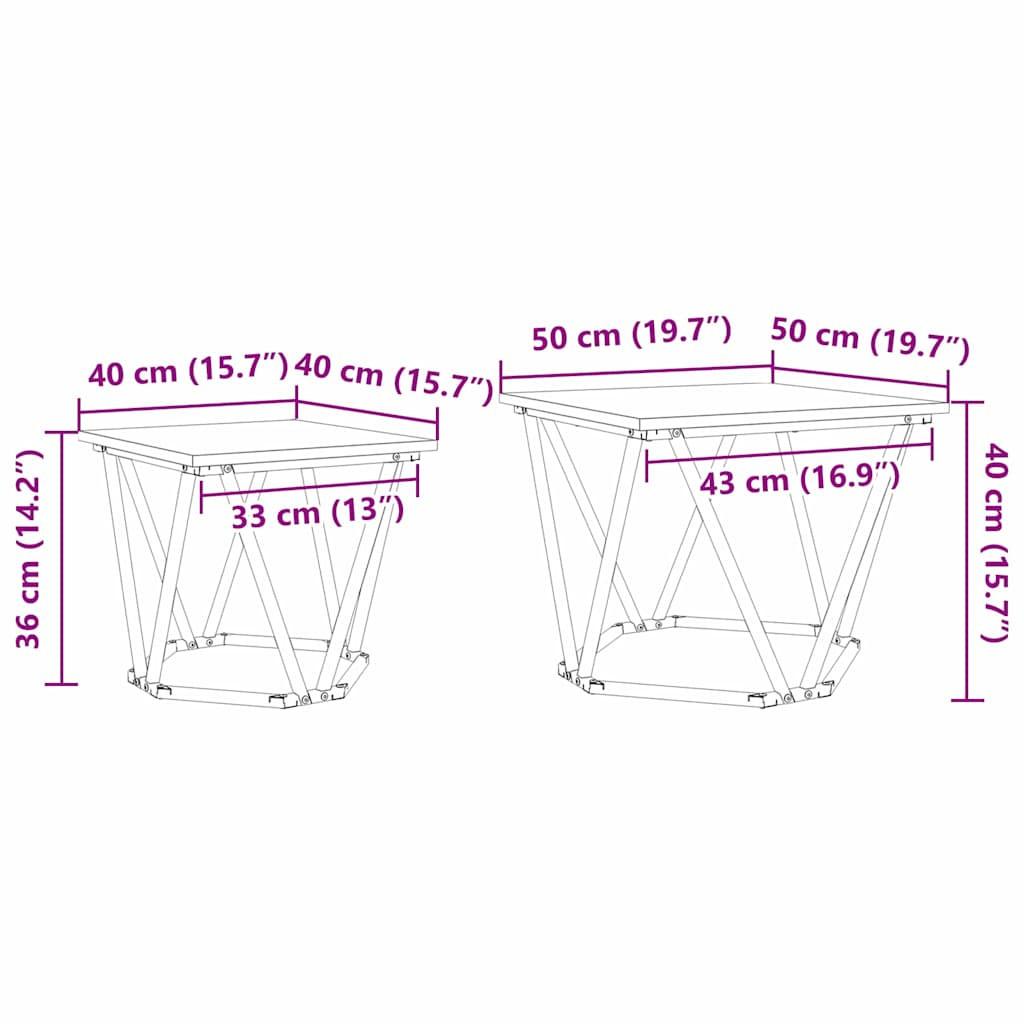 VidaXL Couchtisch holzwerkstoff