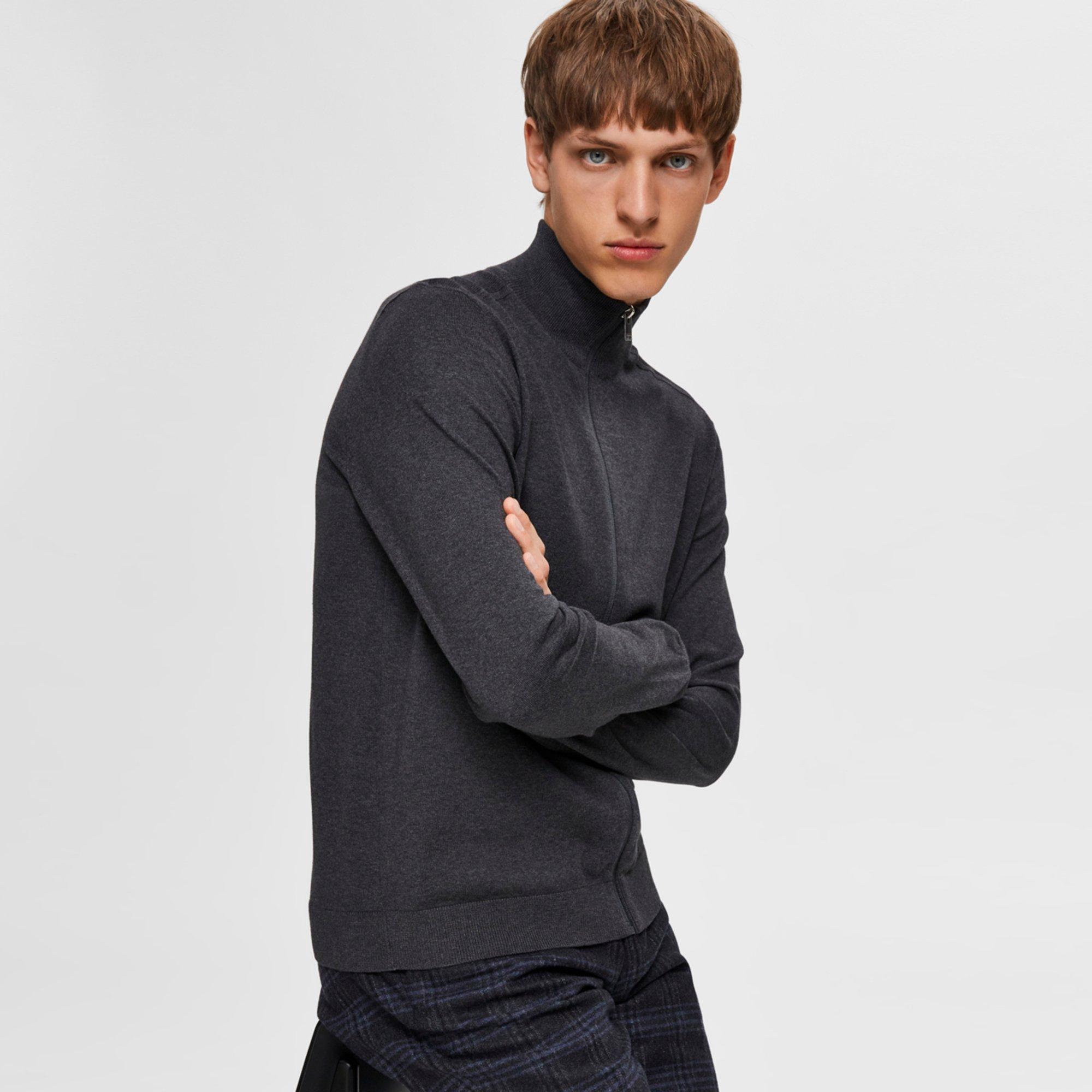 SELECTED BERG CARDGIAN Zip Pullover