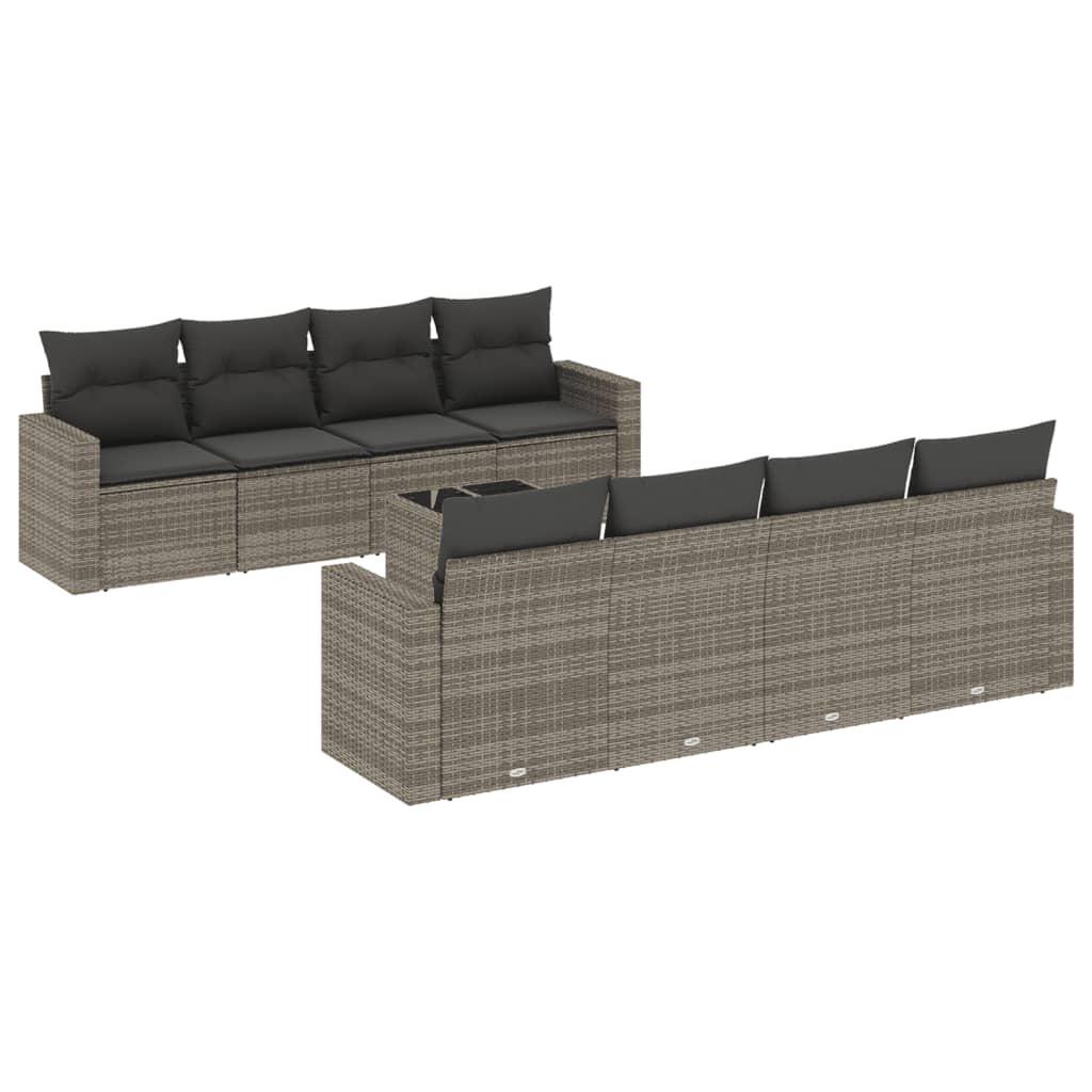 VidaXL Garten sofagarnitur poly-rattan
