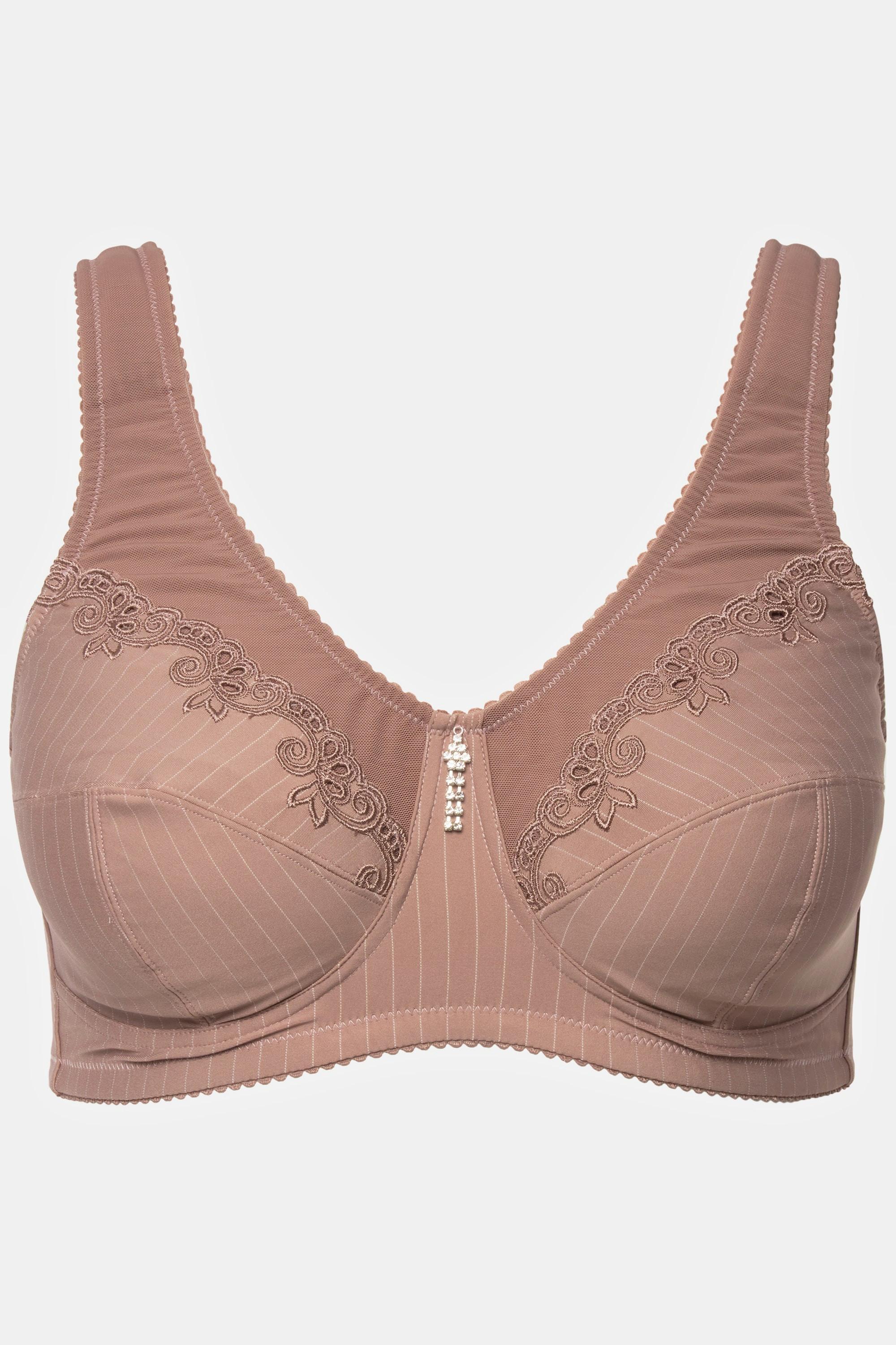 Ulla Popken Entlastungs-BH, ohne Bügel, Strassanhänger, Cup C - G