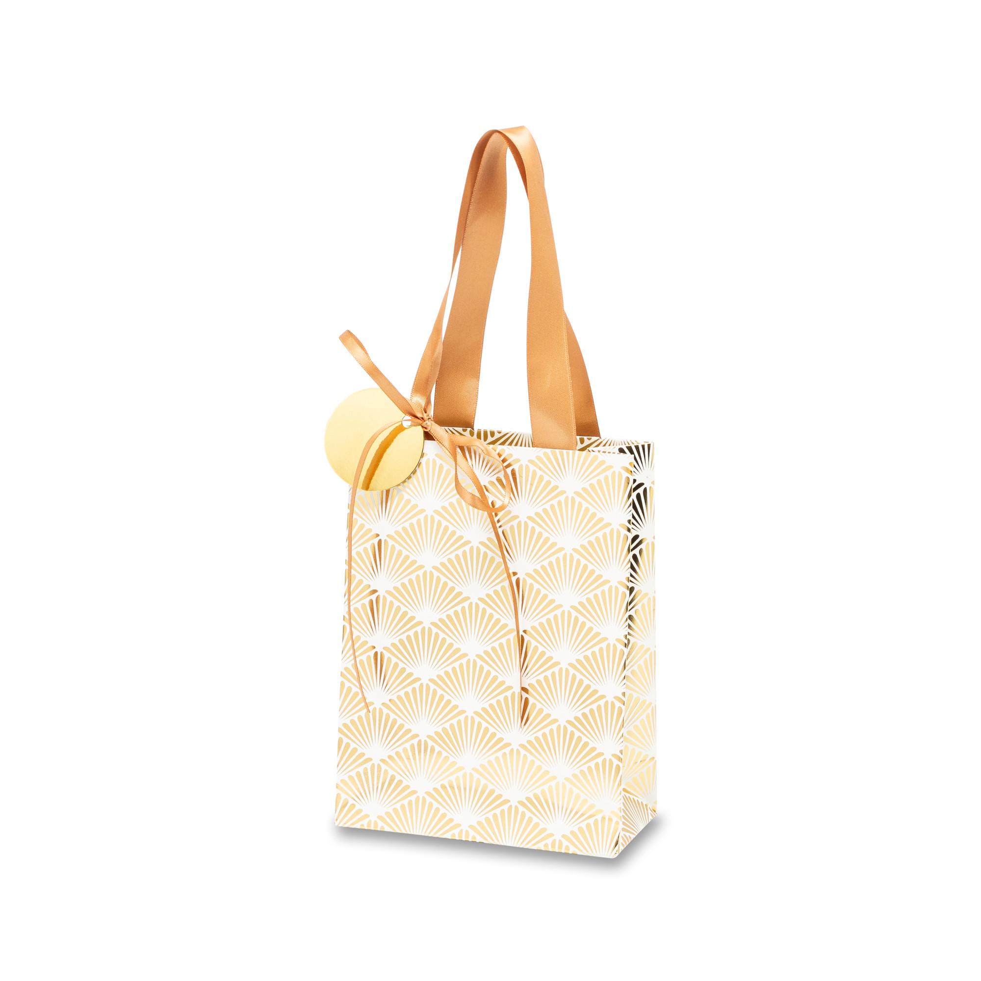 Manor Geschenktasche Muschel Gold