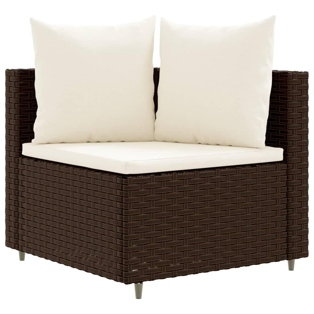 VidaXL Gartensofagarnitur poly-rattan