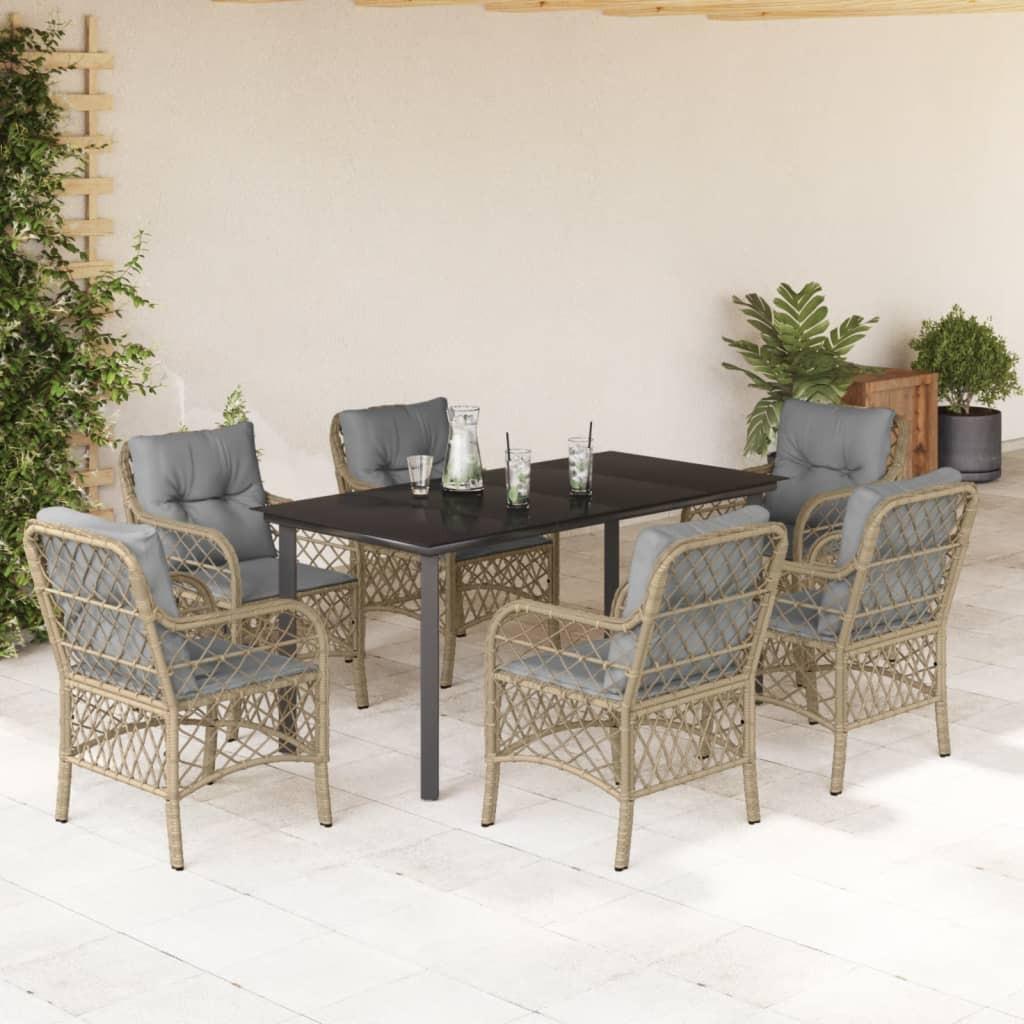 VidaXL Garten essgruppe poly-rattan