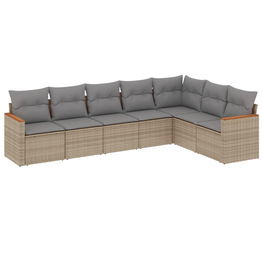 VidaXL Garten sofagarnitur poly-rattan