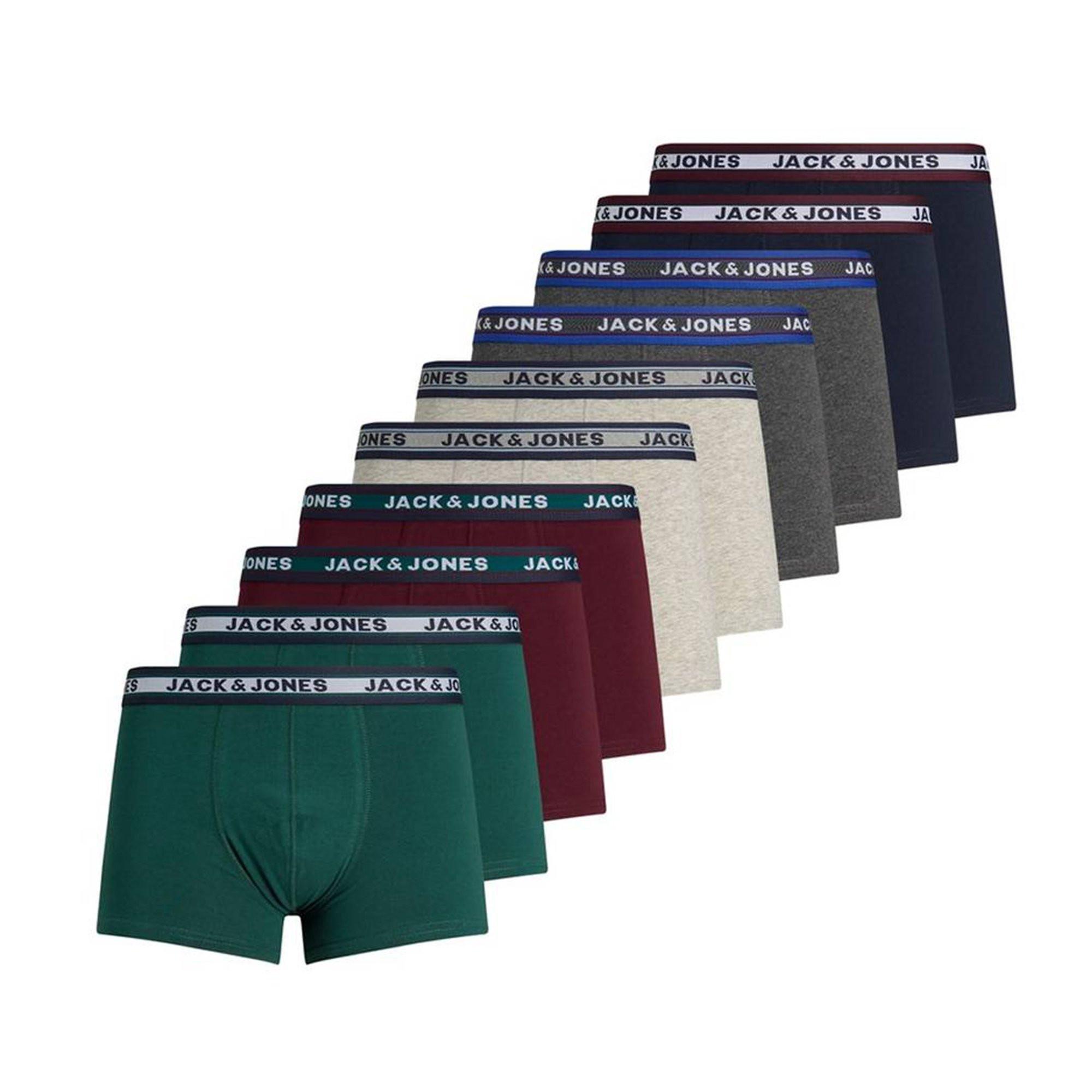 JACK & JONES Boxershort 10er Pack Stretch-JACSOLID