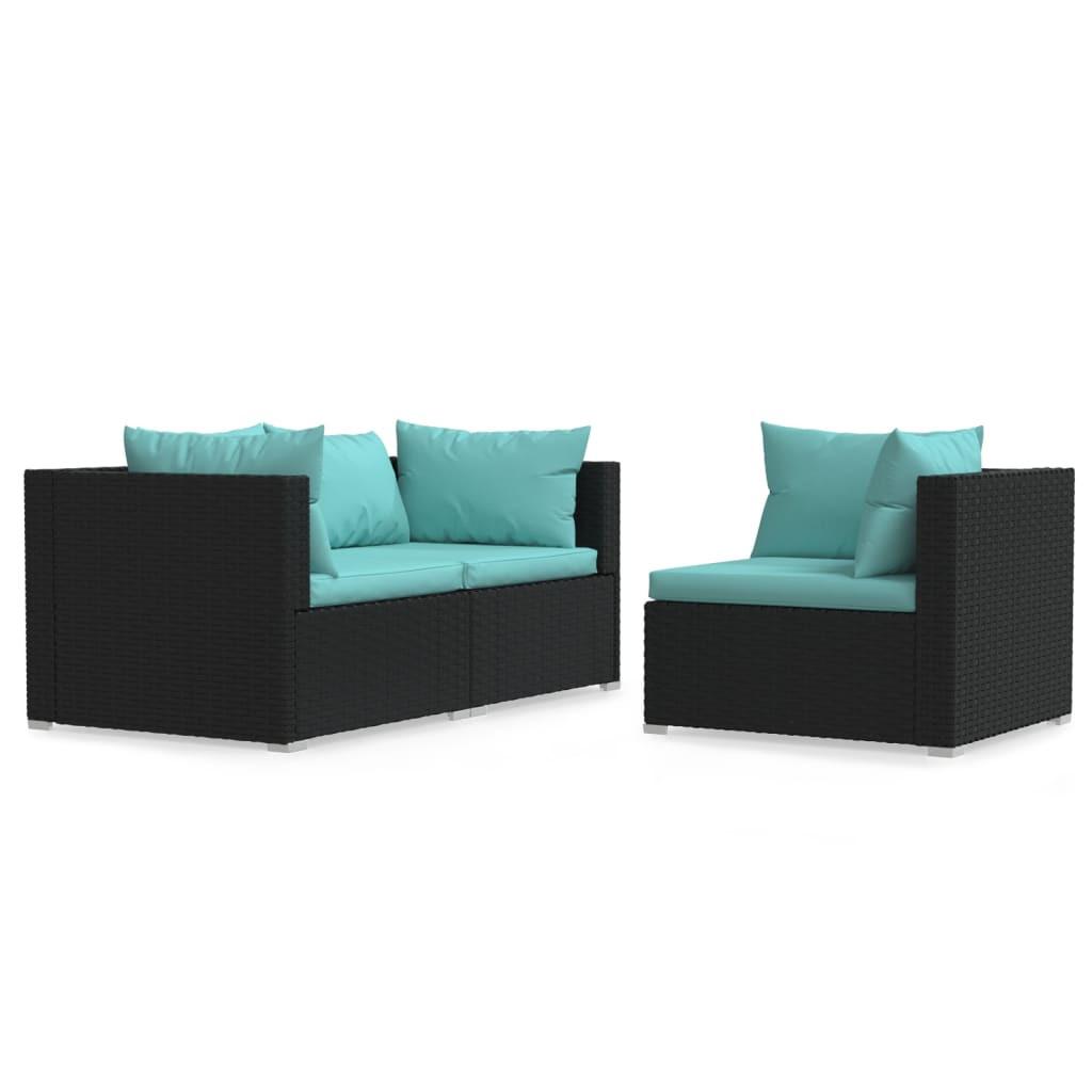 VidaXL Garten-lounge-set poly-rattan