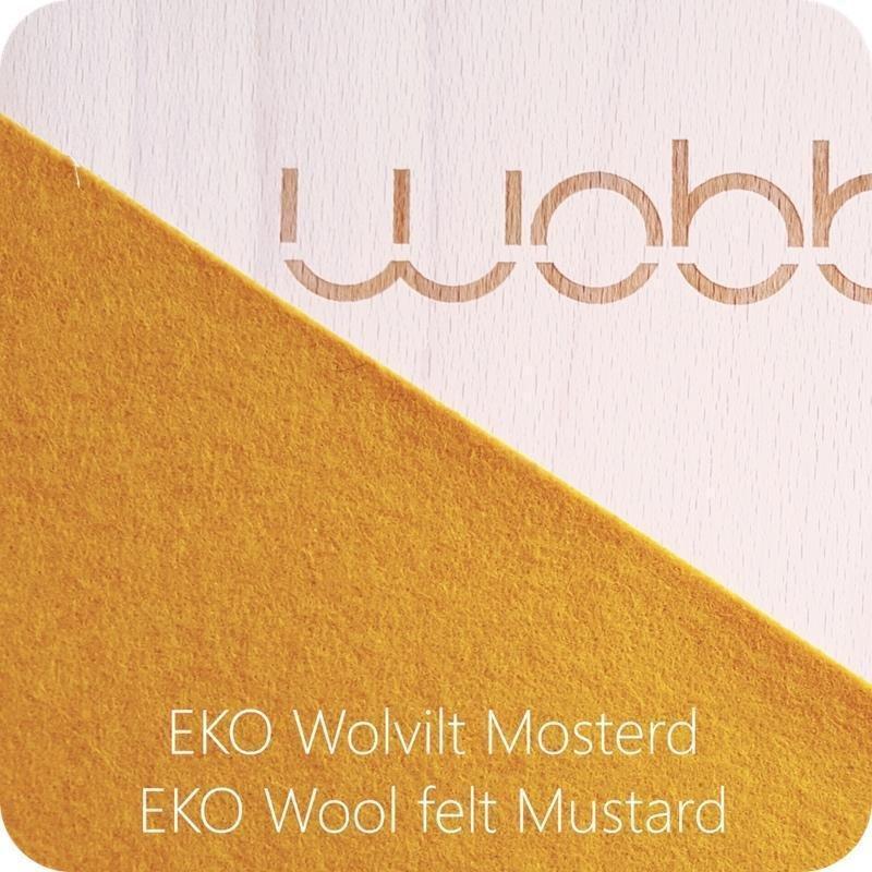 Wobbel Wobbel Original transparent lackiert fleece mustard