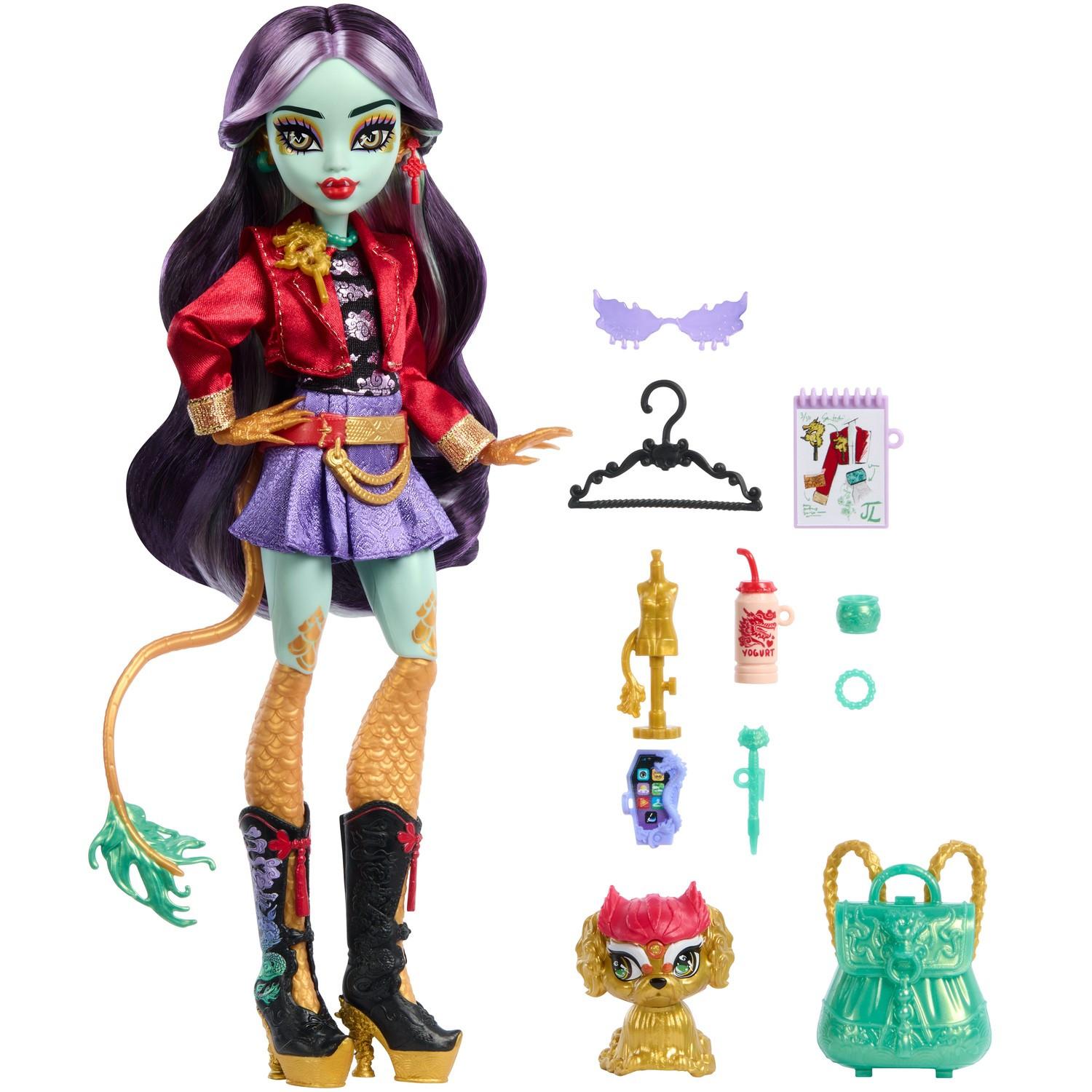 Mattel Monster High Puppe Jinafire Long