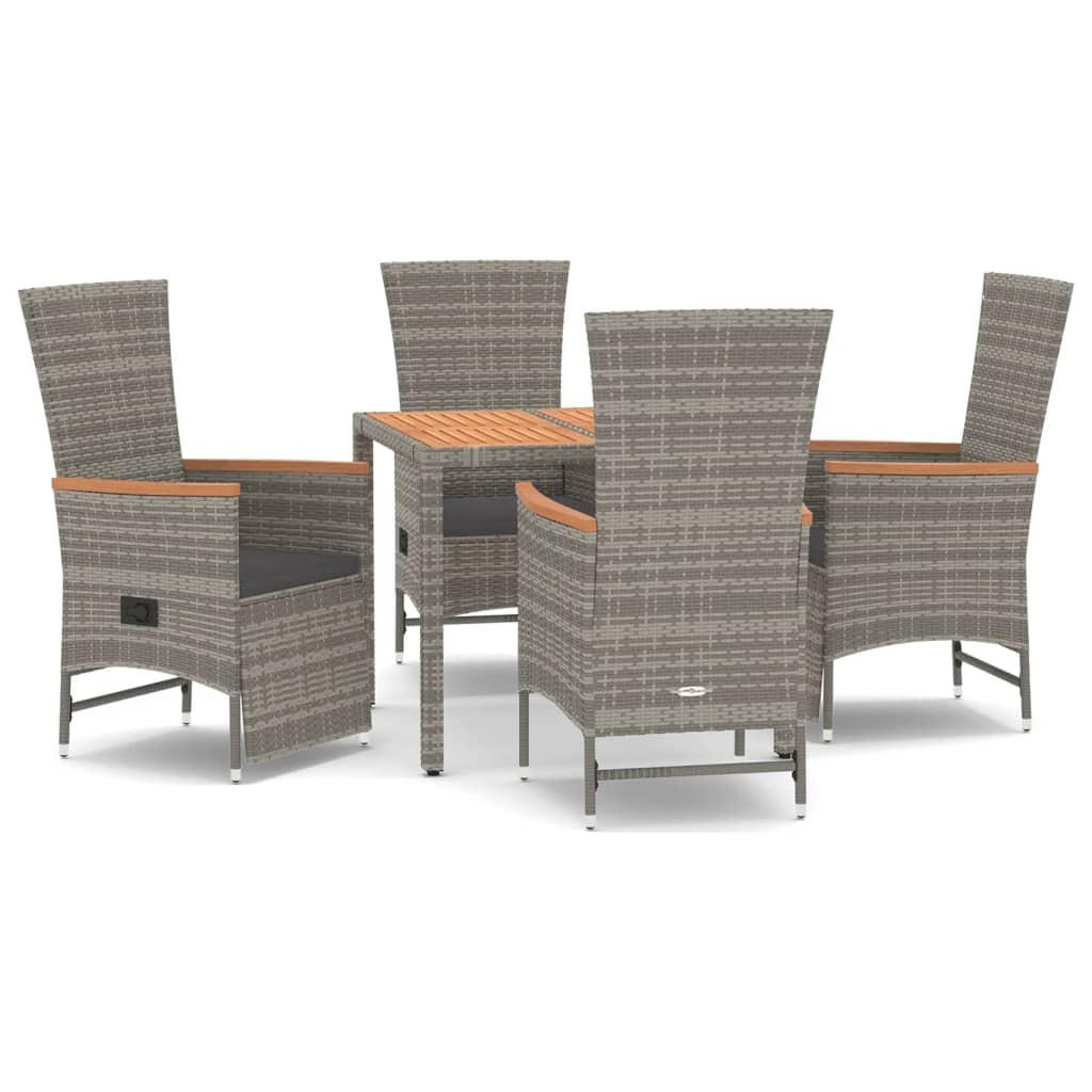 VidaXL Garten essgruppe poly-rattan