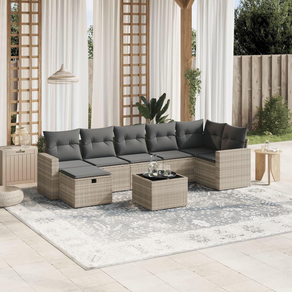 VidaXL Garten sofagarnitur poly-rattan