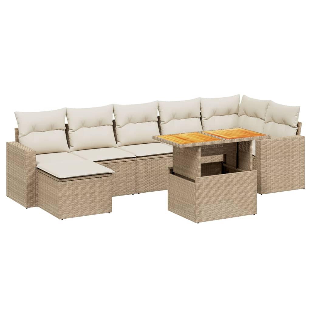 VidaXL Garten sofagarnitur poly-rattan