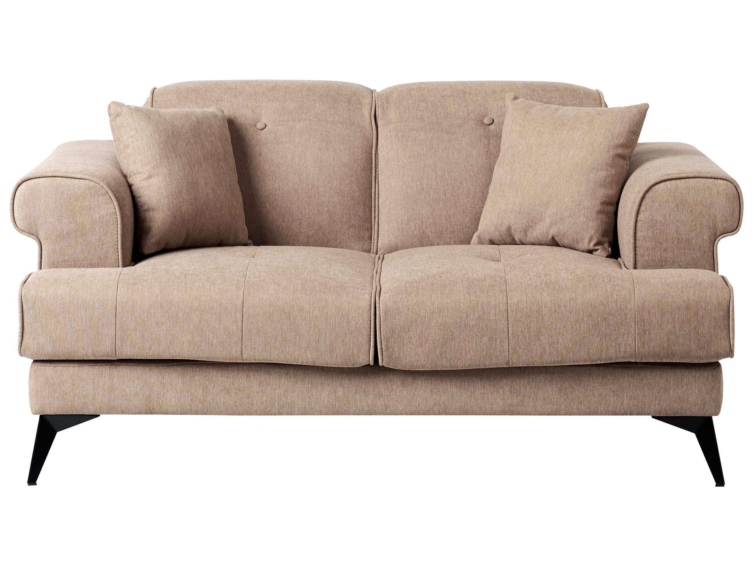 Beliani 2 Sitzer Sofa aus Polyester Minimalistisch SKIVE