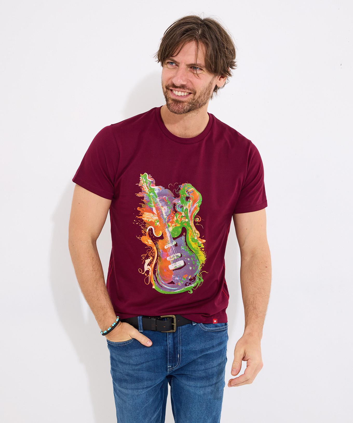 Joe Browns Helles Gitarren-Grafik-T-Shirt