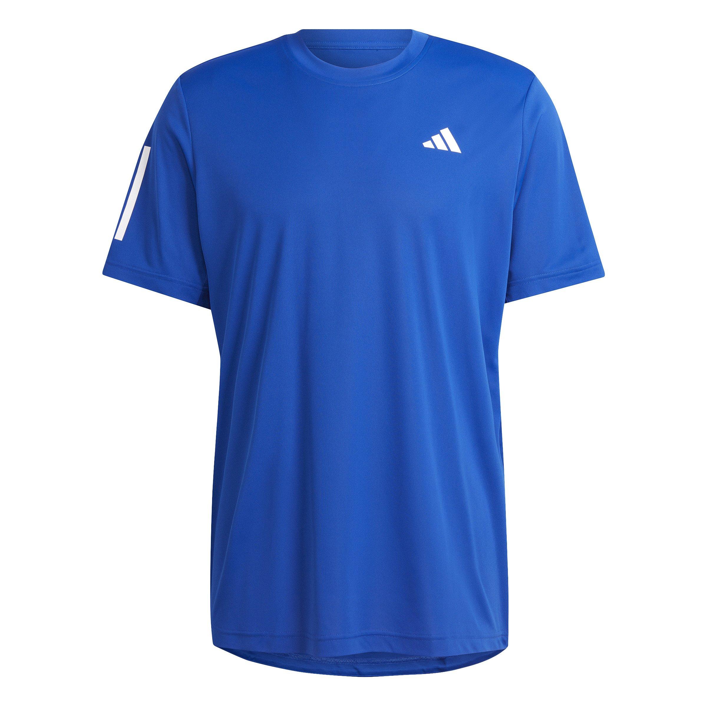 adidas Club 3-Streifen Tennis T-Shirt Royal