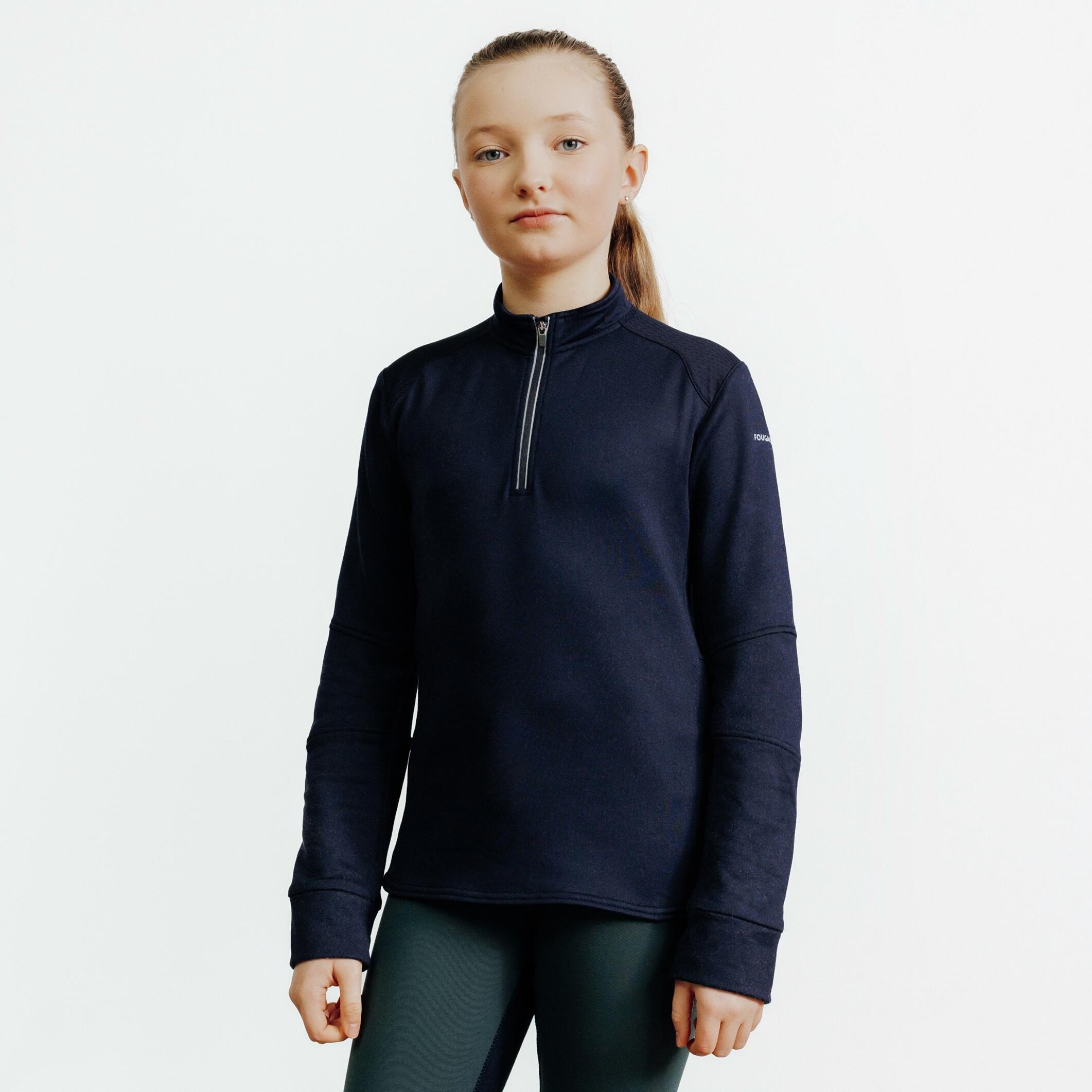 FOUGANZA Poloshirt langarm - 500