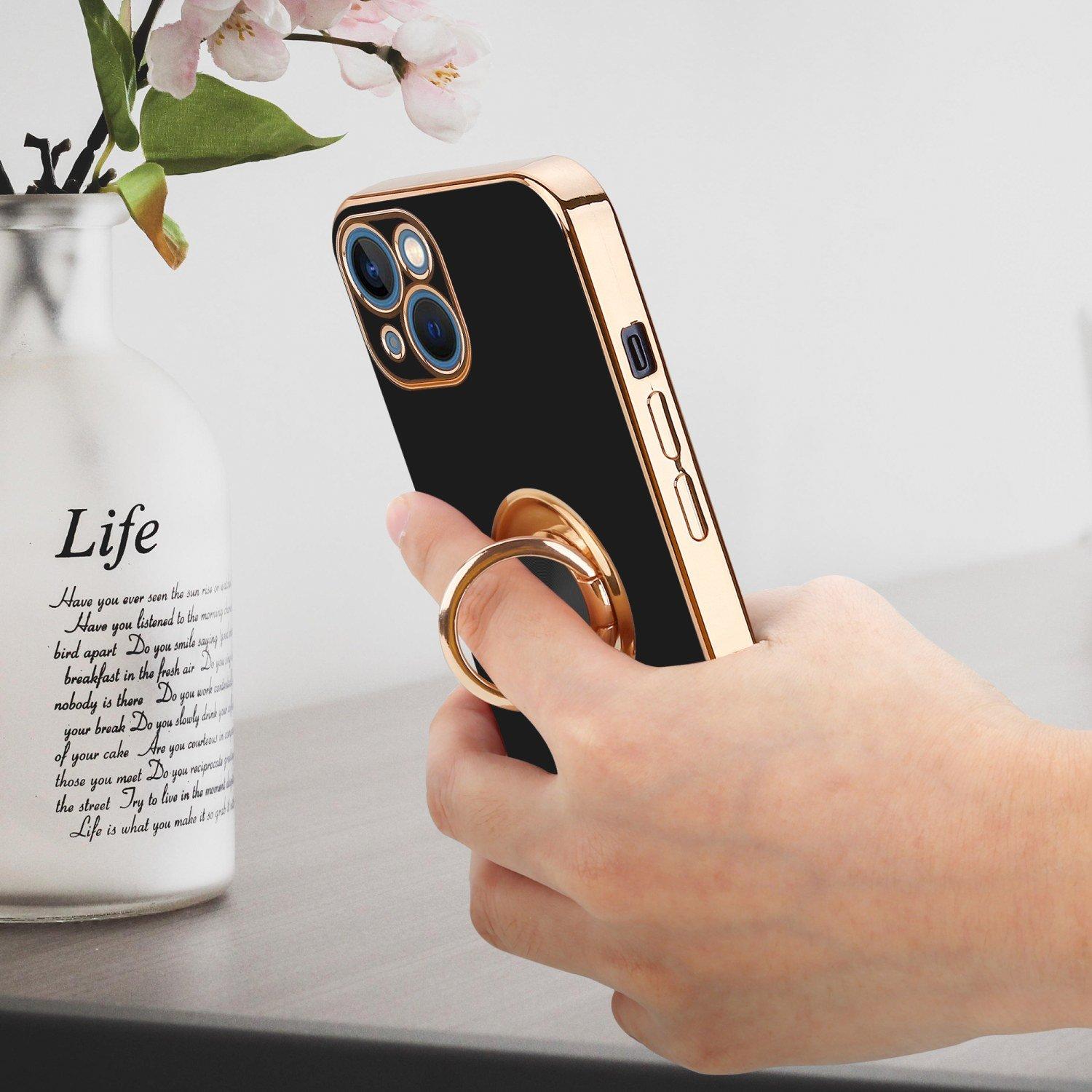 Cadorabo Hülle für Apple iPhone 14 PLUS mit Ring - Schutzhülle