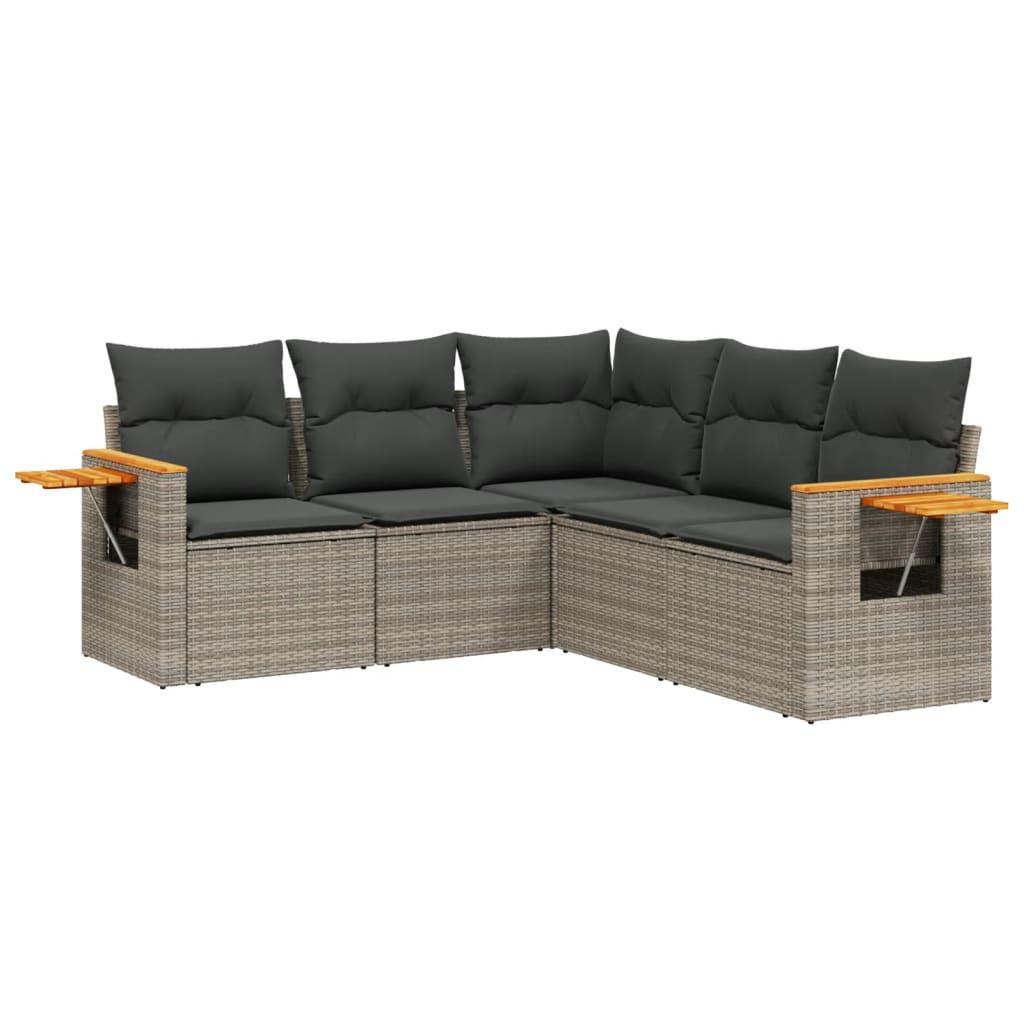 VidaXL Garten sofagarnitur poly-rattan
