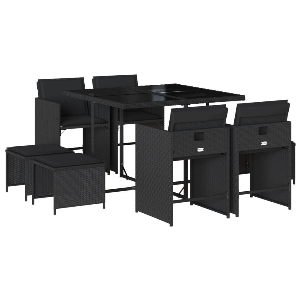 VidaXL Garten essgruppe poly-rattan