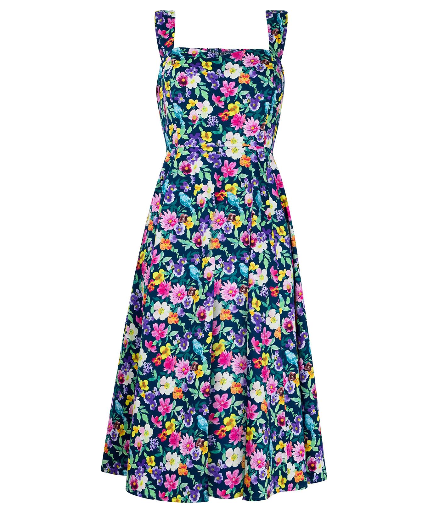 Joe Browns Geblümtes Träger-Minikleid mit Farbpop