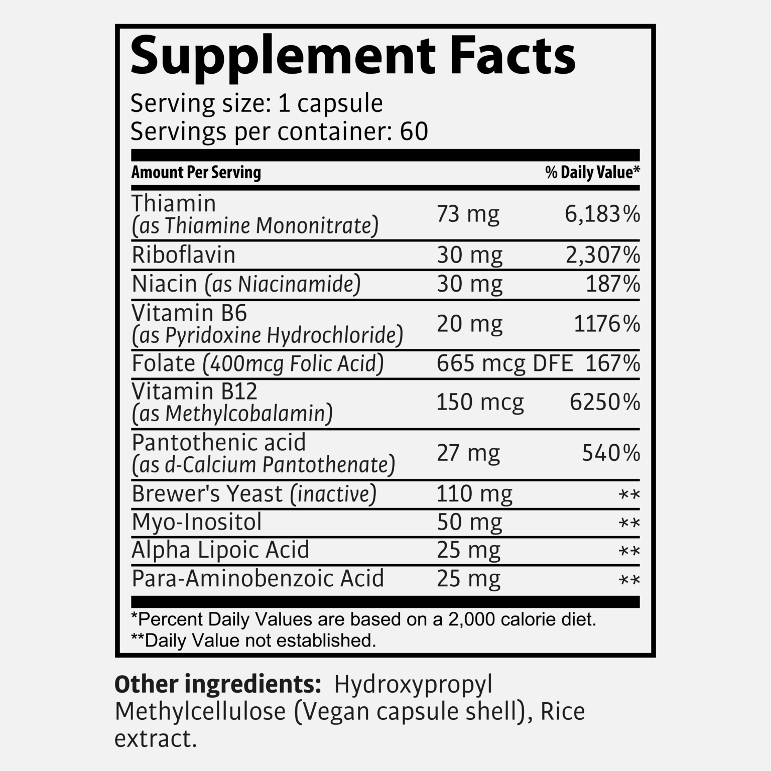 Tasnim B-Komplex ESL – Für deine Energie – 60 Kapseln