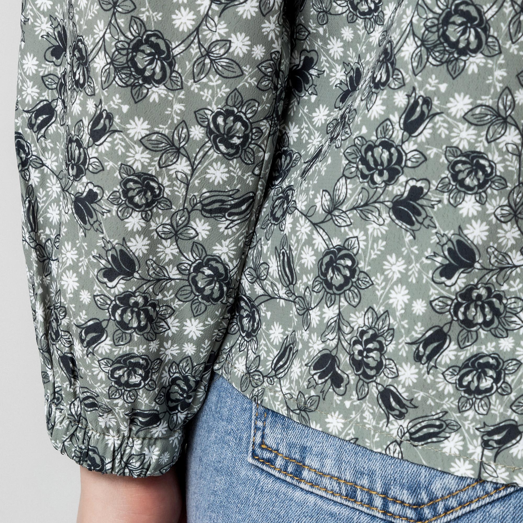 Manor Woman Florale Bluse mit langen Ärmeln
