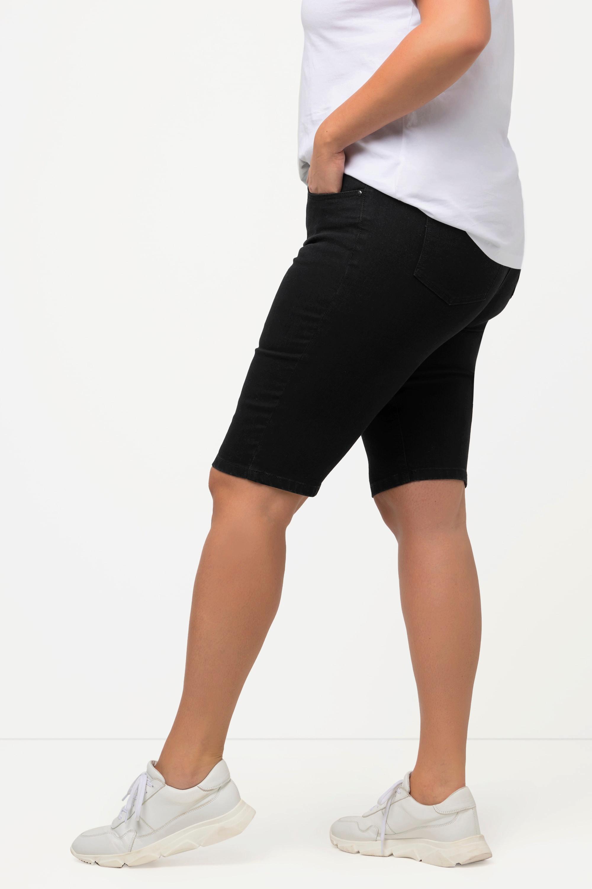 Ulla Popken Mandy 5-Pocket Komfortbund Jeansbermuda