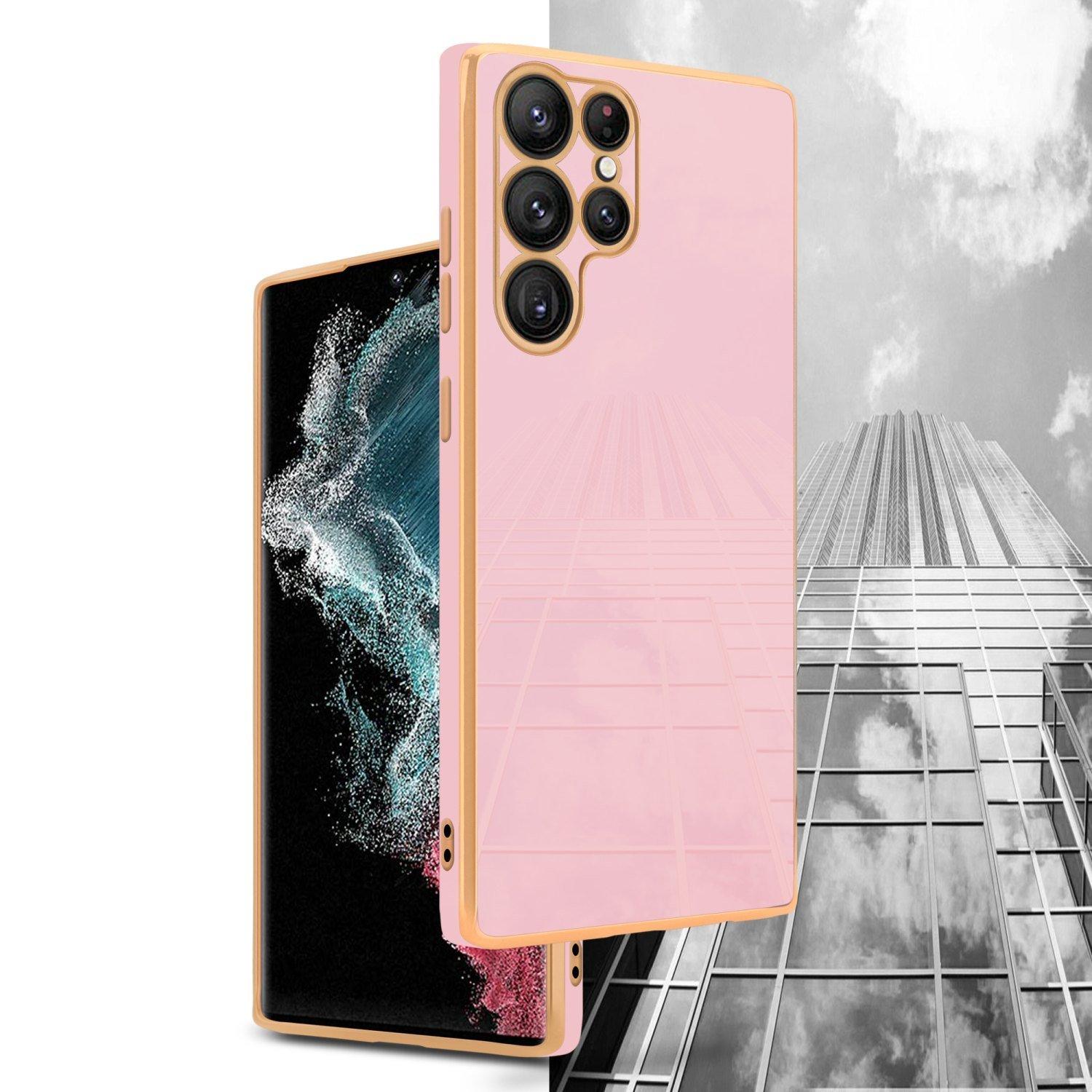 Cadorabo Hülle für Samsung Galaxy S22 ULTRA mit Kameraschutz