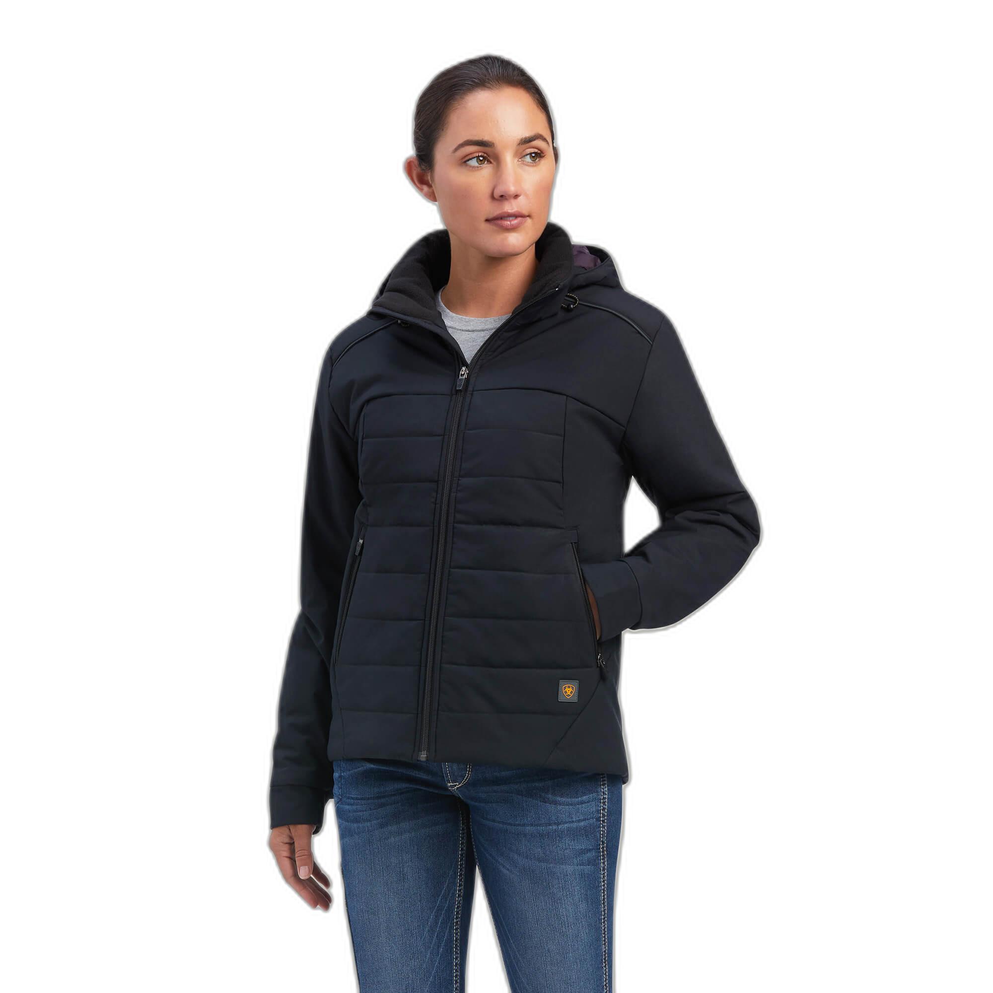 Ariat iolierende daunenjacke damen rebar valkyrie tretch canva