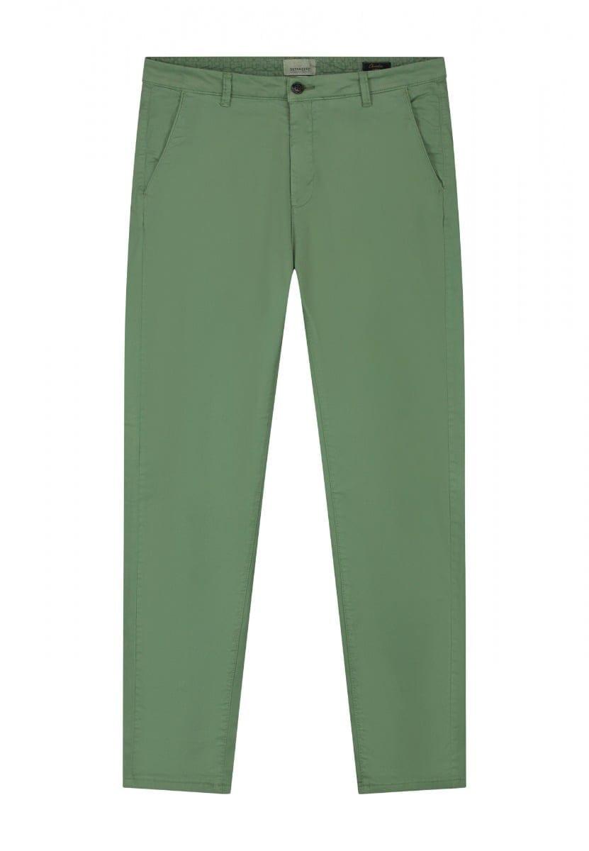 Dstrezzed Charlie Chino Peach Satin Slim Fit Knöchellange Hose