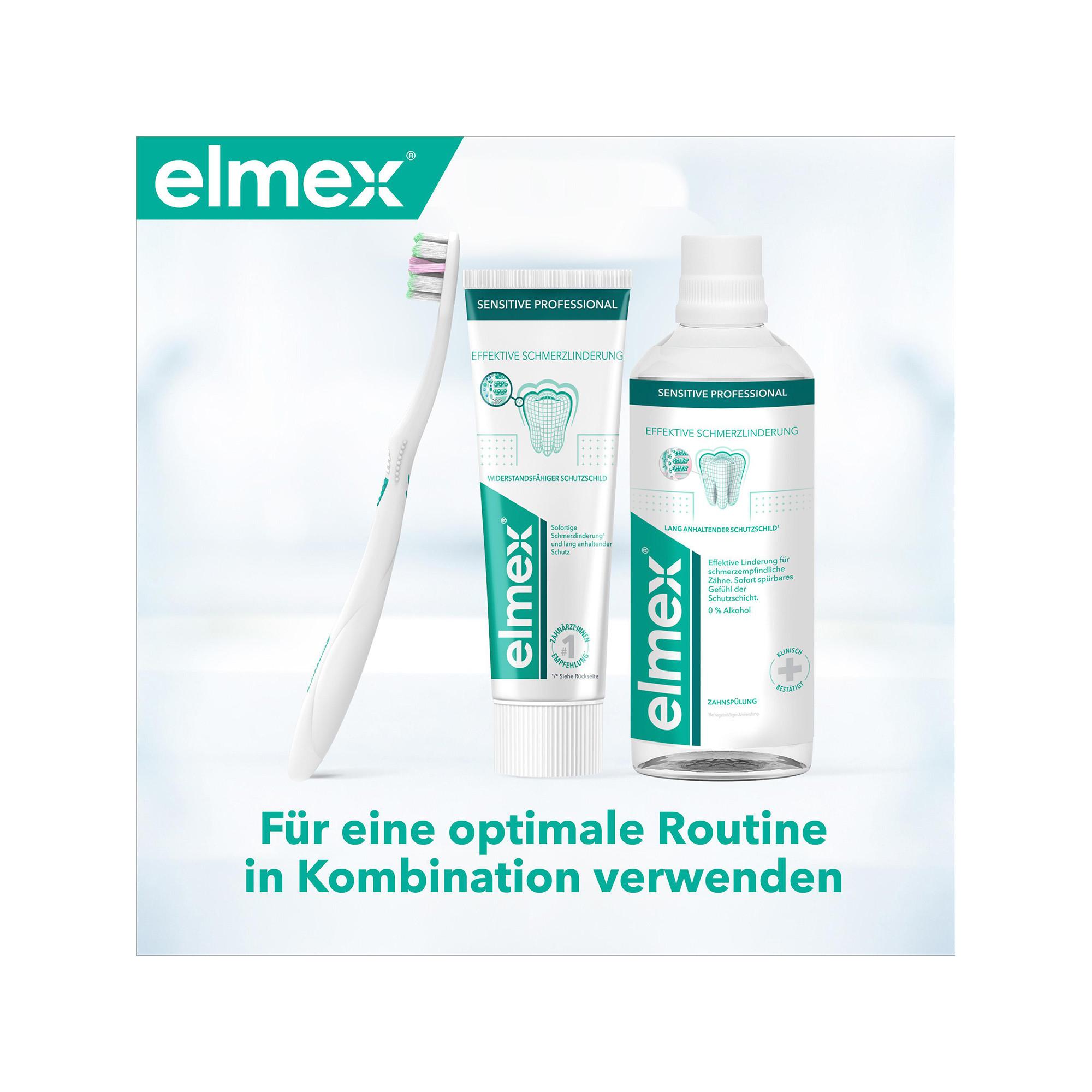 elmex Zahnbürste Expert Präzision Sensitive