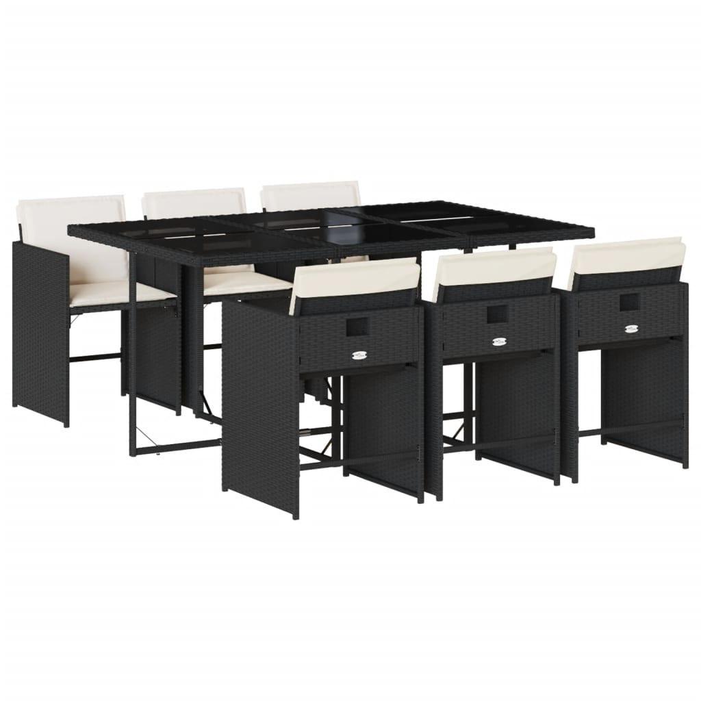 VidaXL Garten essgruppe poly-rattan