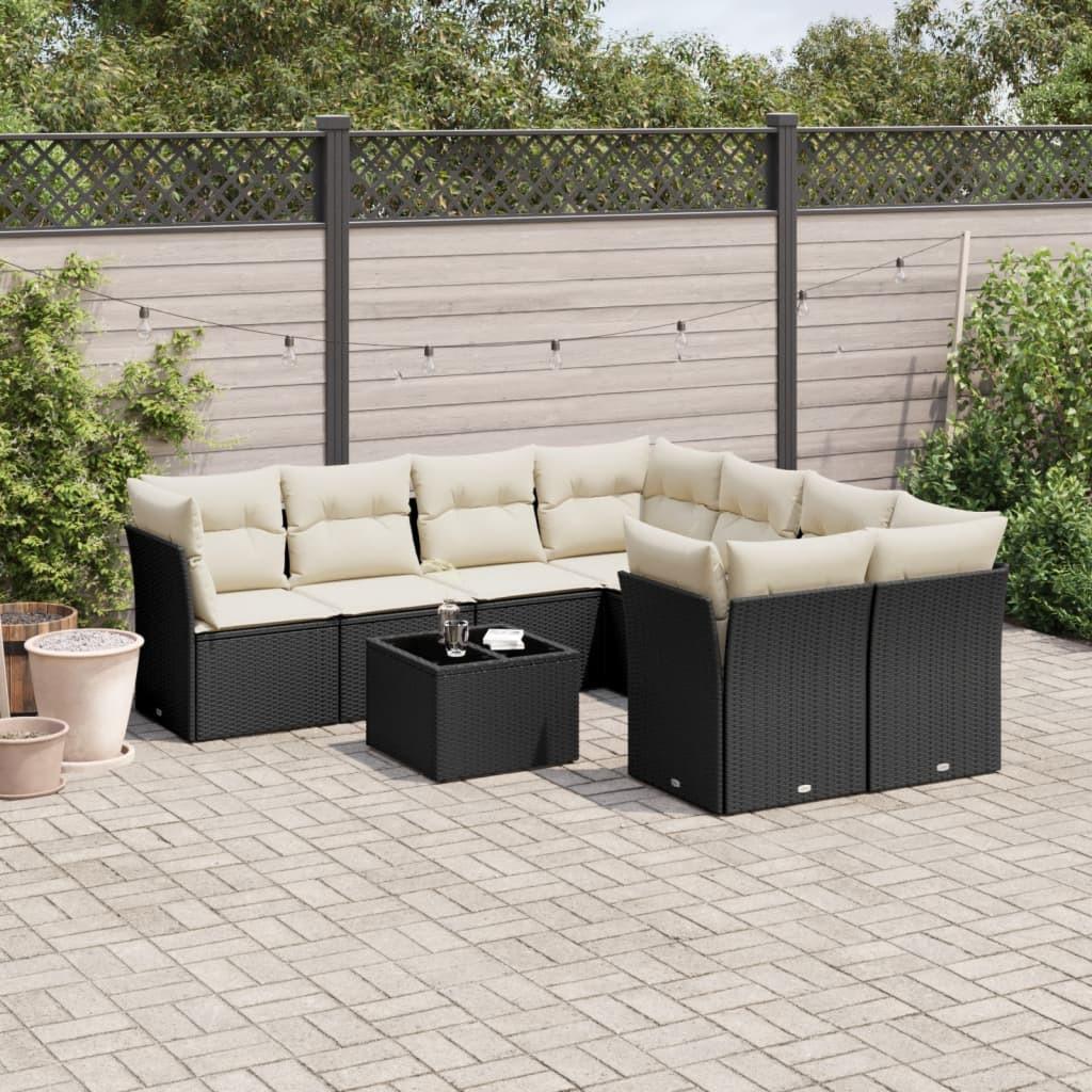 VidaXL Garten sofagarnitur poly-rattan