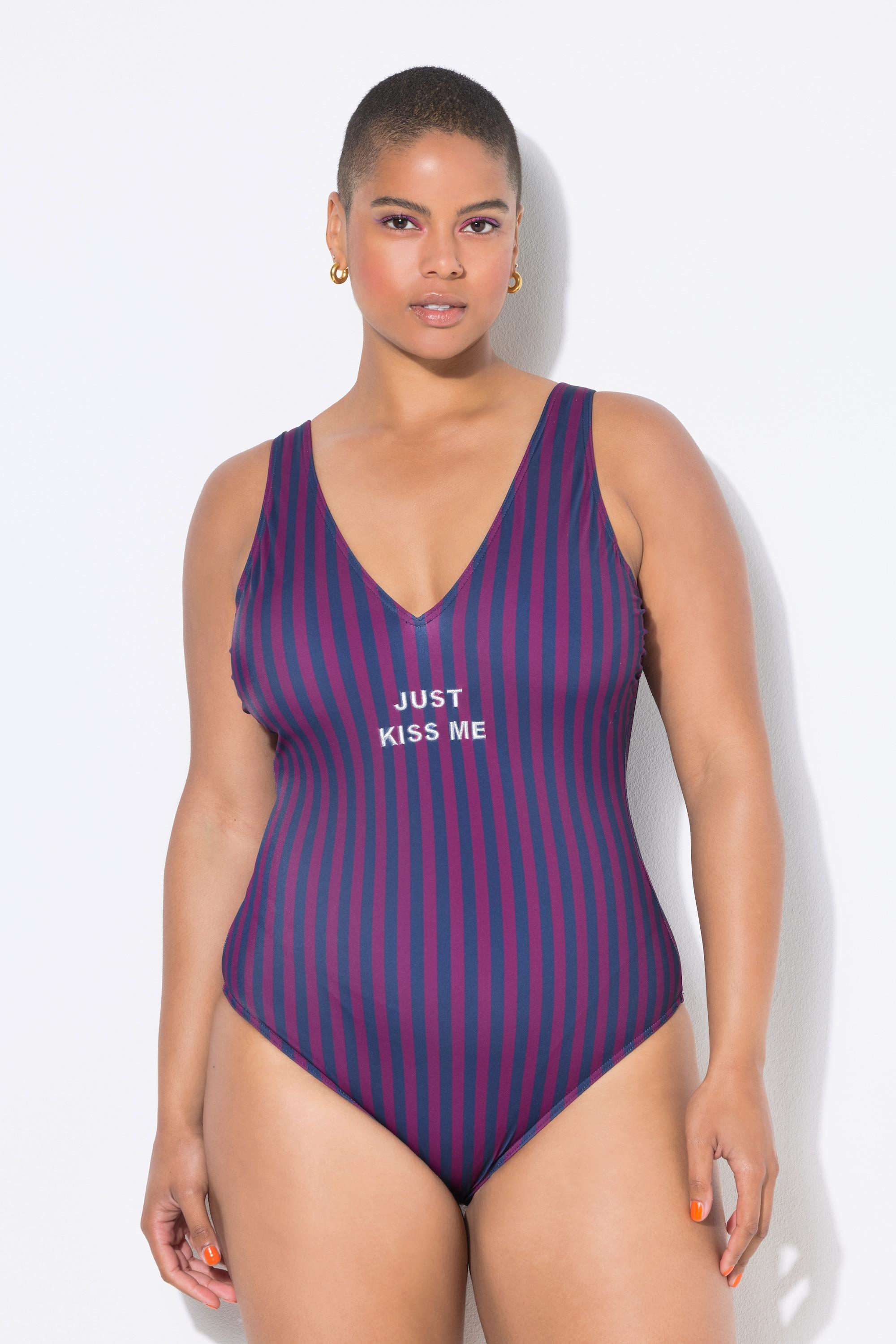 Studio Untold Badeanzug, Softcups, Streifen, Shaping