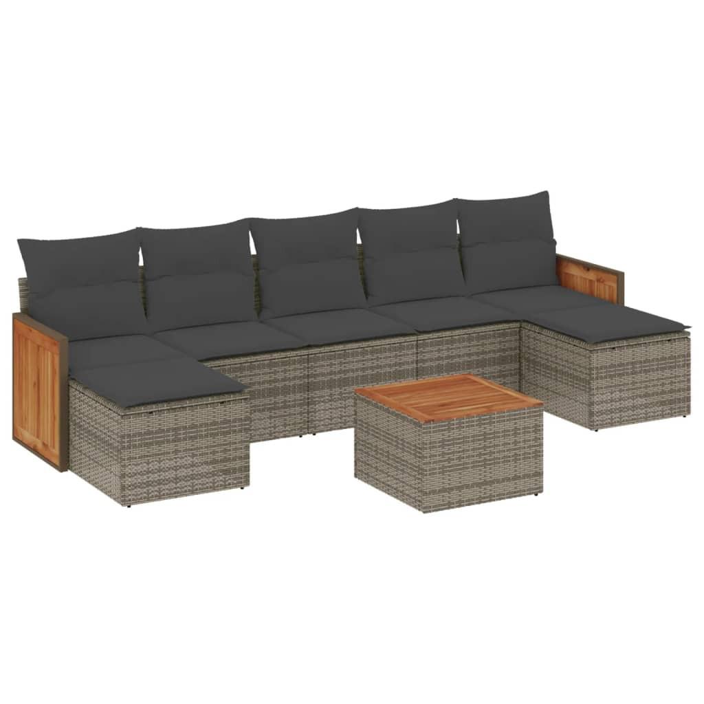 VidaXL Garten sofagarnitur poly-rattan