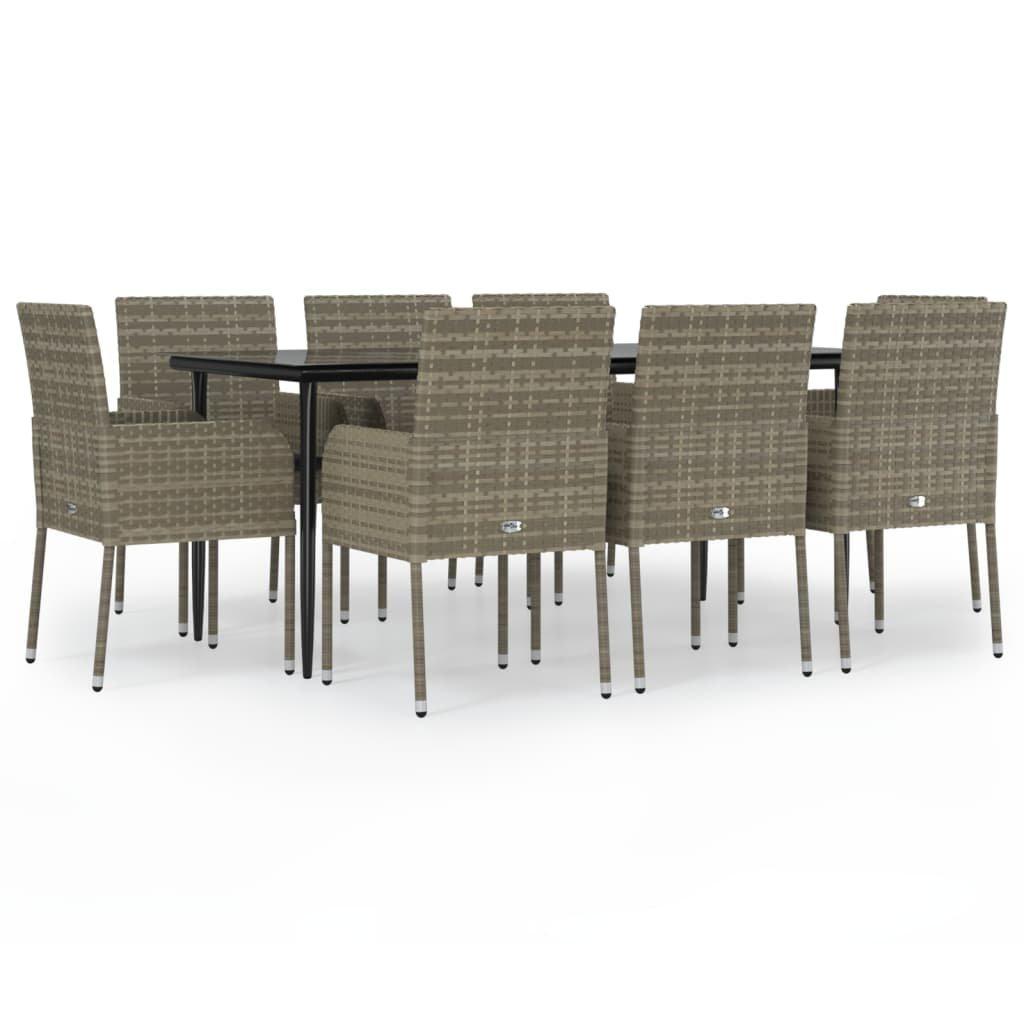 VidaXL Garten essgruppe poly-rattan