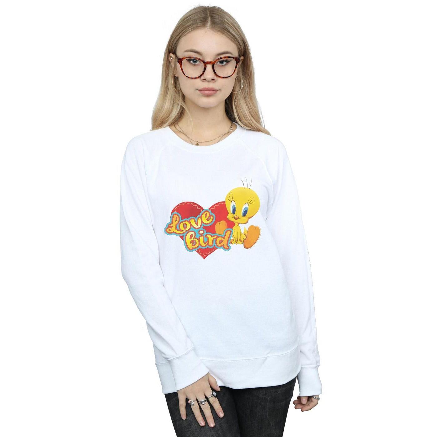 LOONEY TUNES Tweety Pie Valentine's Day Love Bird Sweatshirt