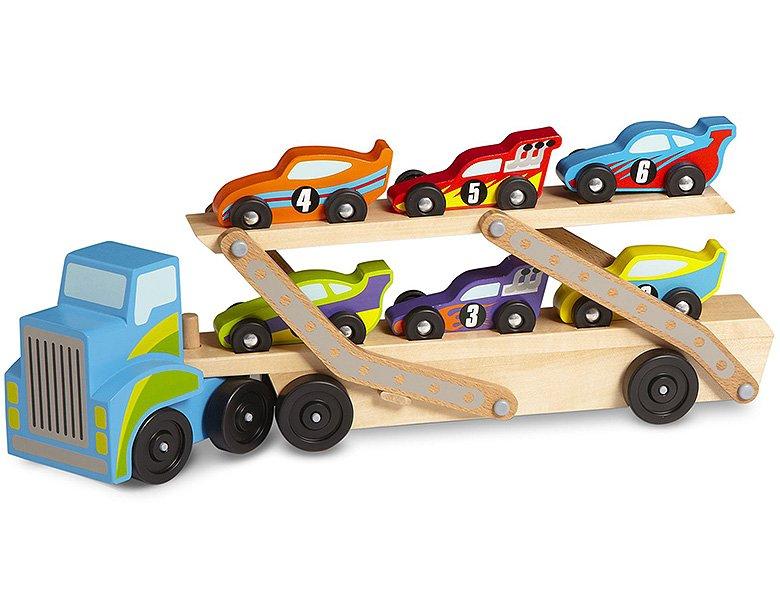 Melissa & Doug Mega-Rennwagenlaster