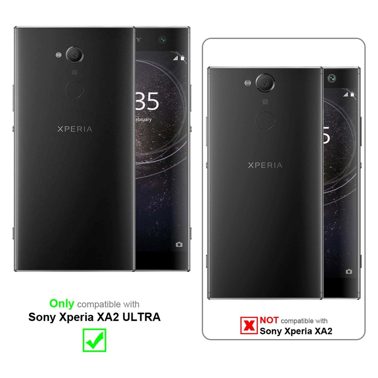 Cadorabo Hülle für Sony Xperia XA2 ULTRA Magnetverschluss, Kartenfach
