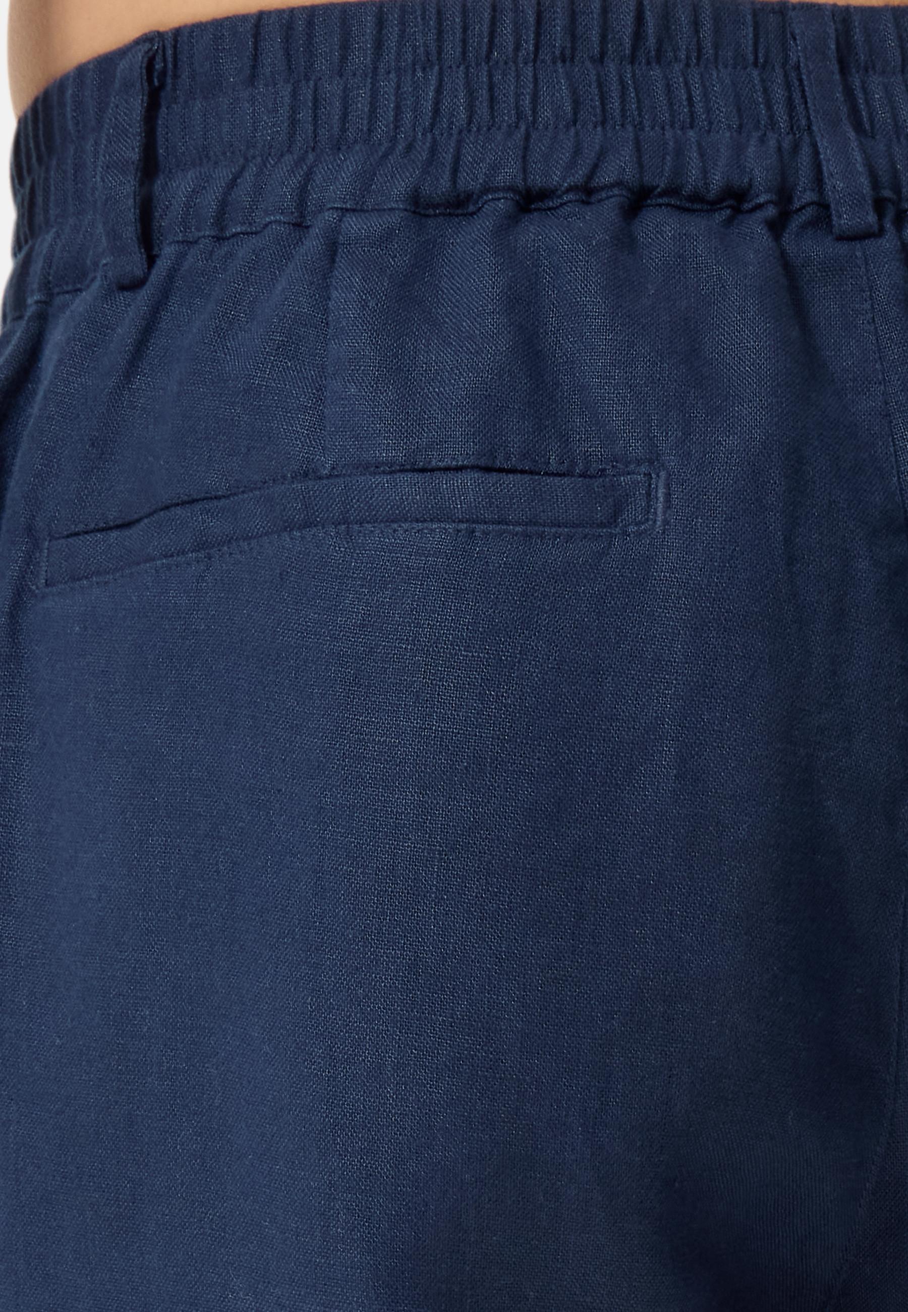 CASH-MERE.CH Leinen Lange Chino Hose