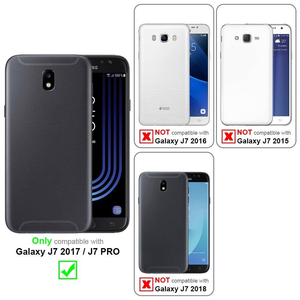 Cadorabo Hülle für Samsung Galaxy J7 2017 TPU Silikon Frosted