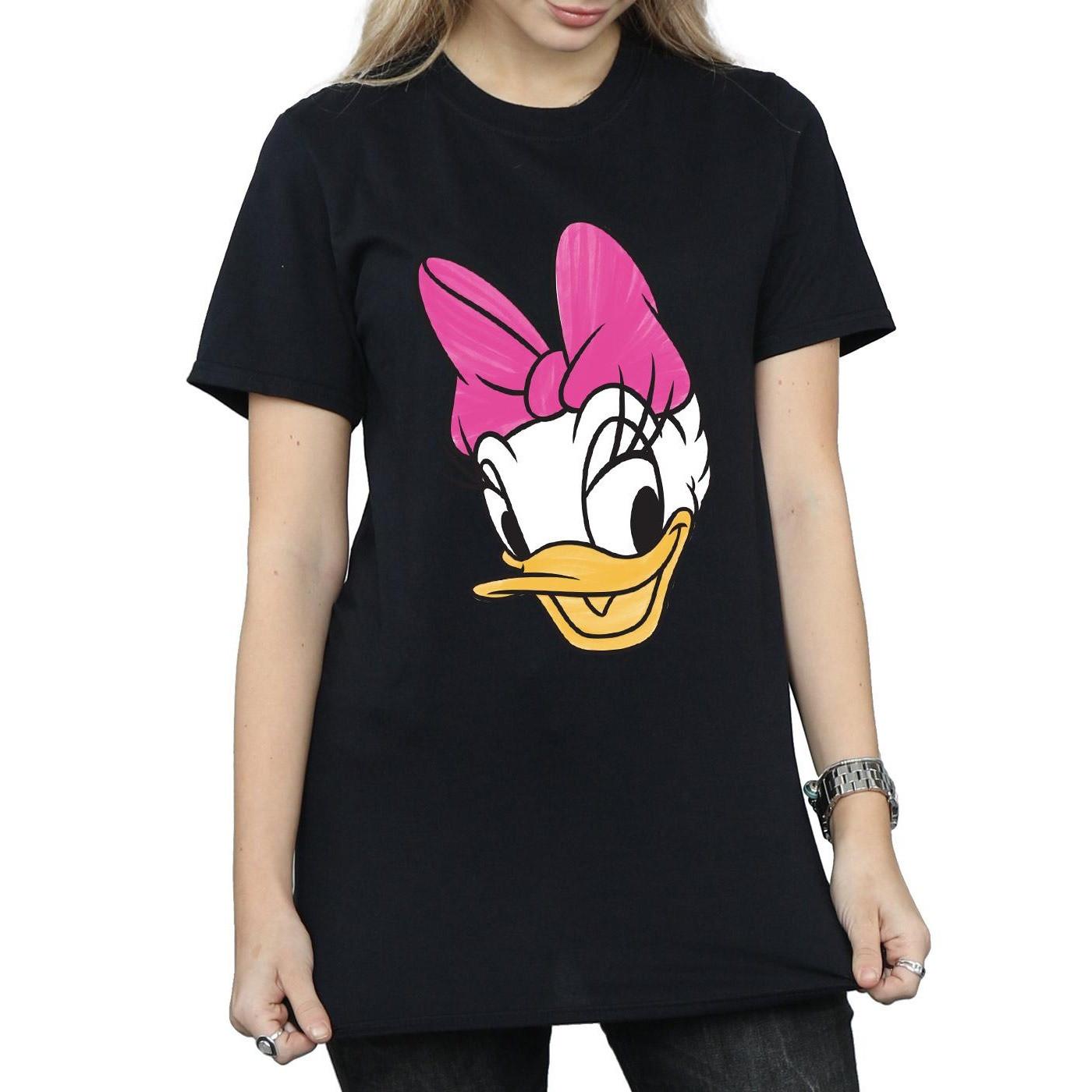 Disney Daisy Duck Face Print T-Shirt