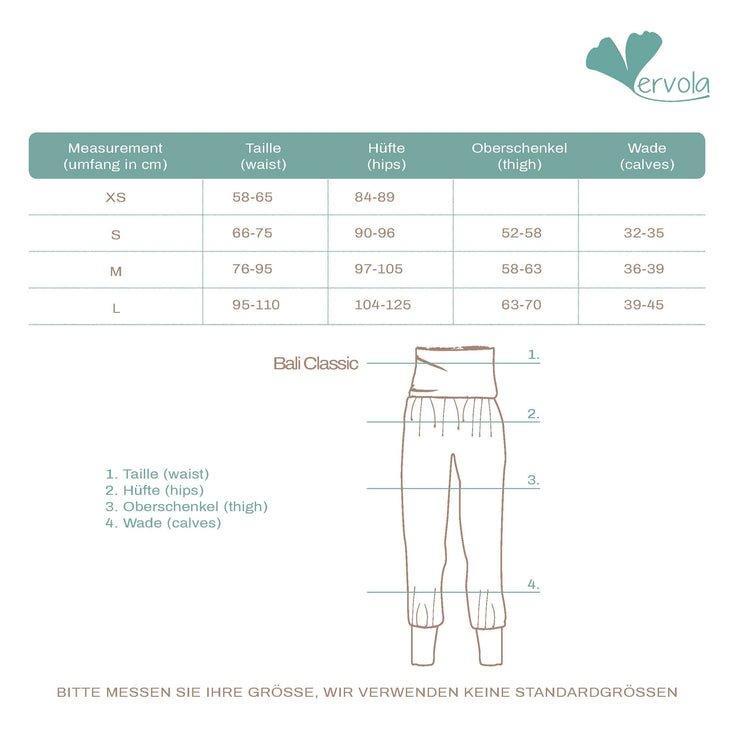Vervola Yoga Hose 'Bali Classic', komfortabel und nachhaltig