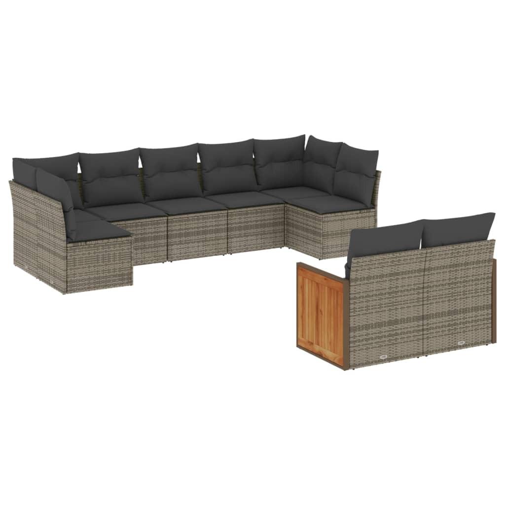 VidaXL Garten sofagarnitur poly-rattan